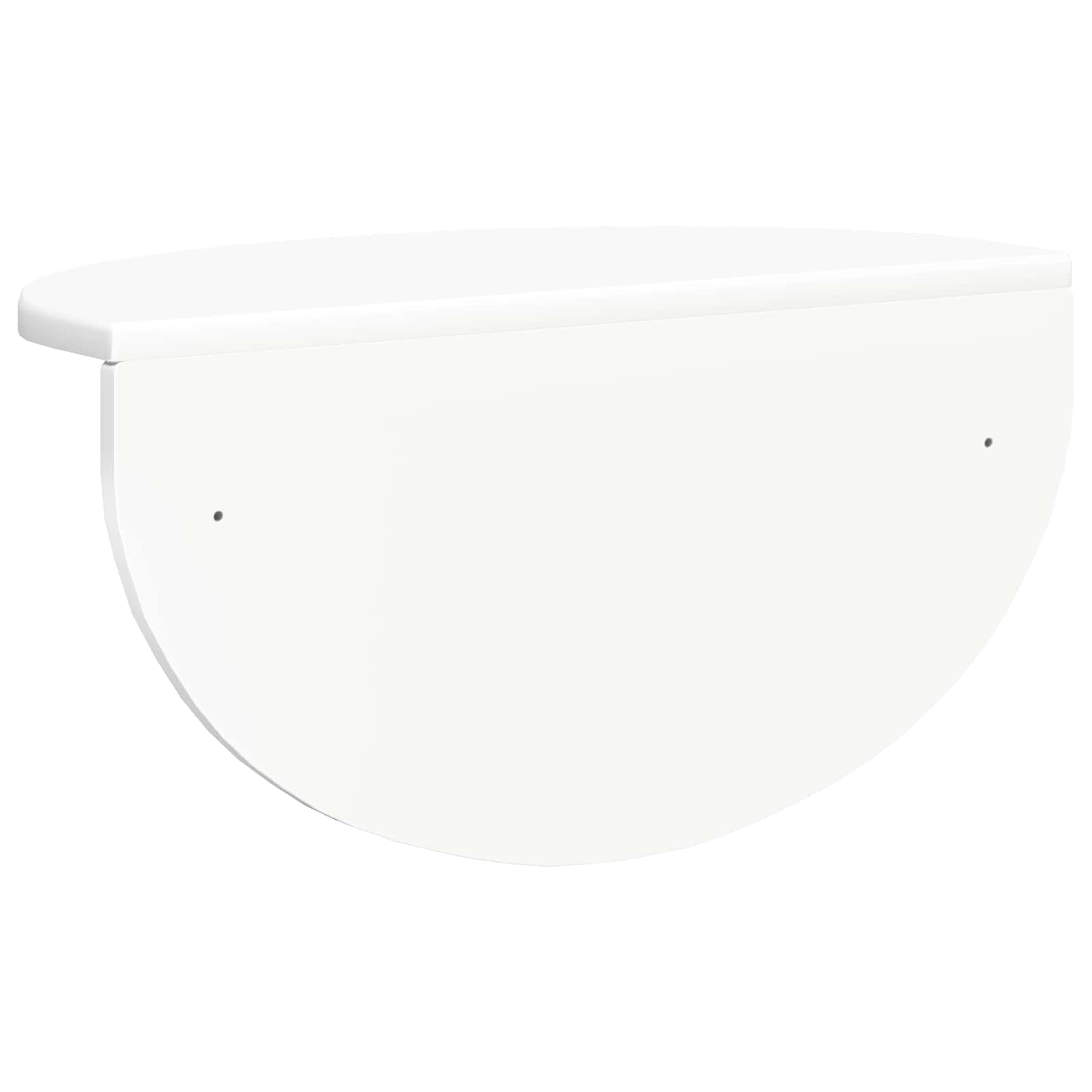 Polica na zidu 2 pcs Bijelo 48 x 24 x 24 cm Konstruirano drvo