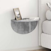 Polica na zidu Zidne 2 pcs Betonski sivi 48 x 24 x 24 cm