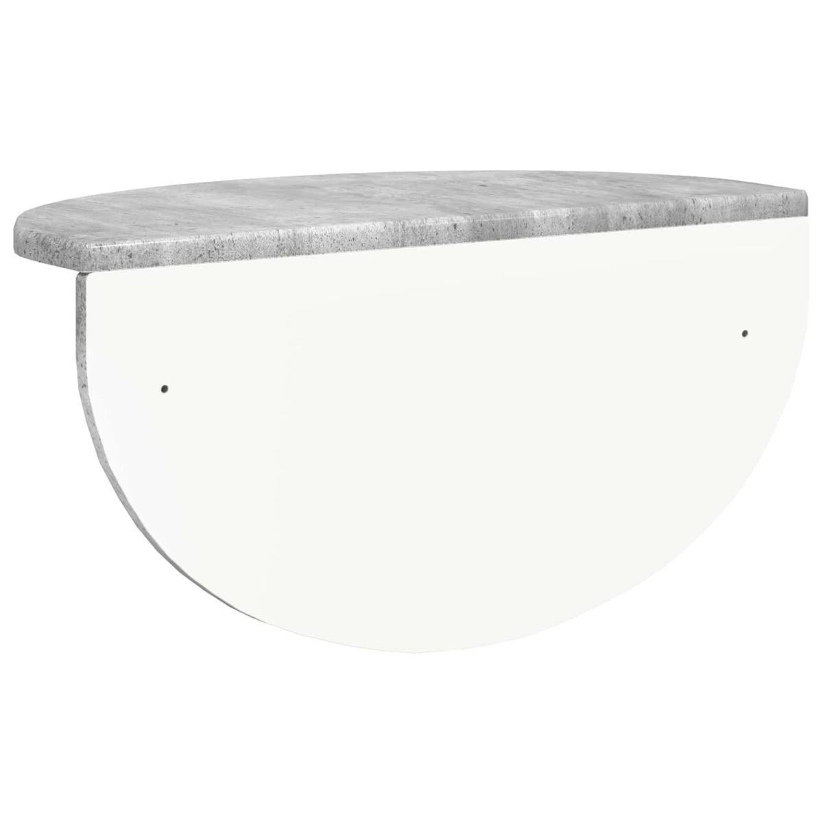 Polica na zidu Zidne 2 pcs Betonski sivi 48 x 24 x 24 cm