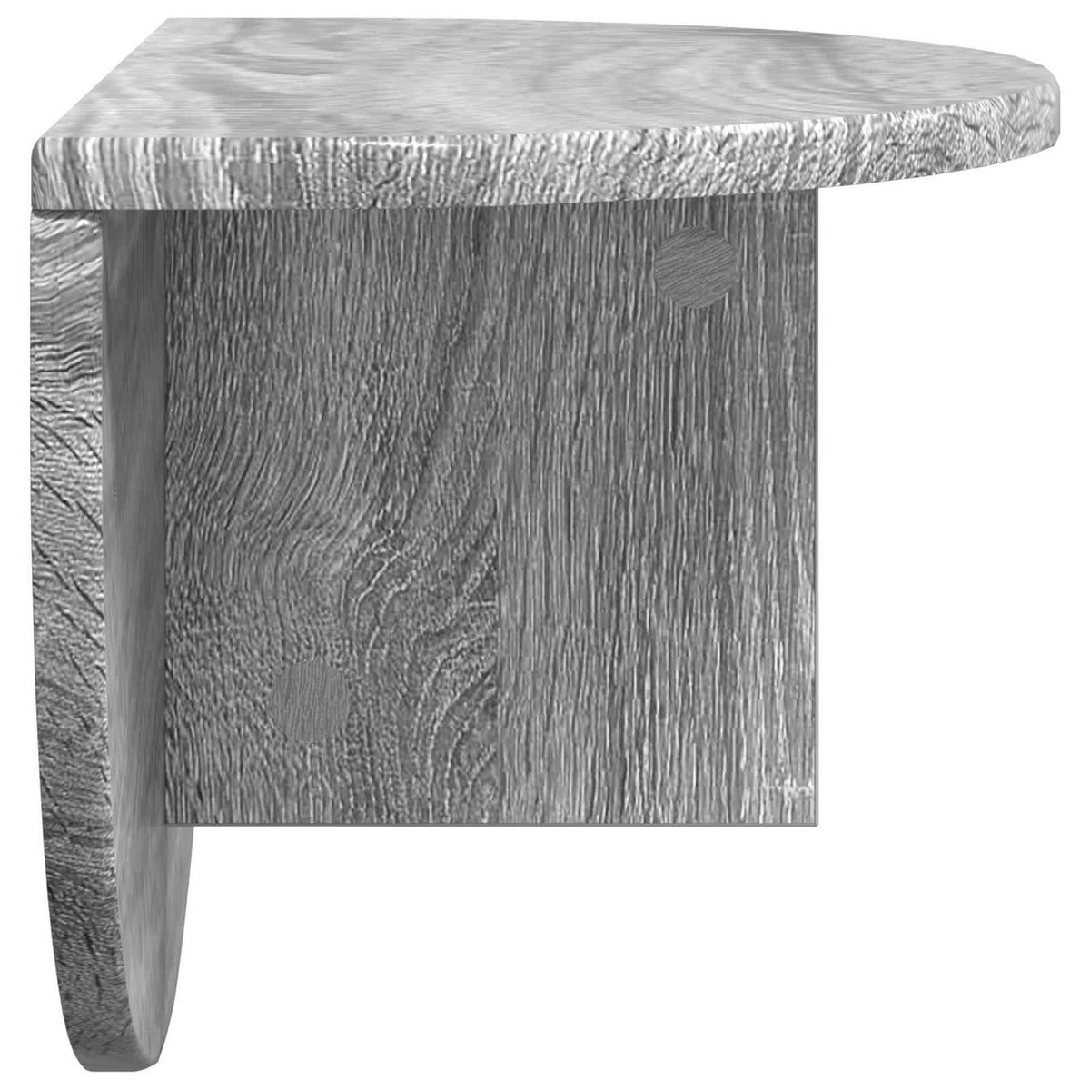 Polica na zidu Siva Sonoma 48 x 24 x 24 cm Konstruirano drvo