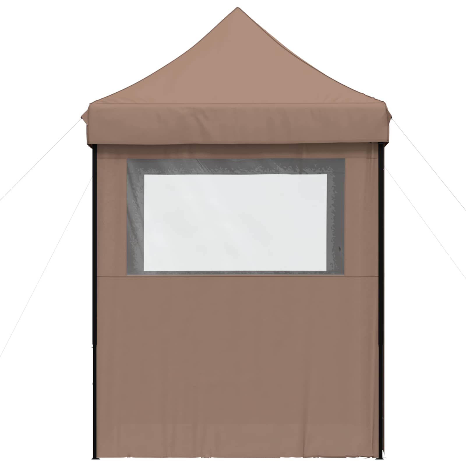 Šator za zabave Smeđa 200 x 200 x 306 cm Oxford tkanina