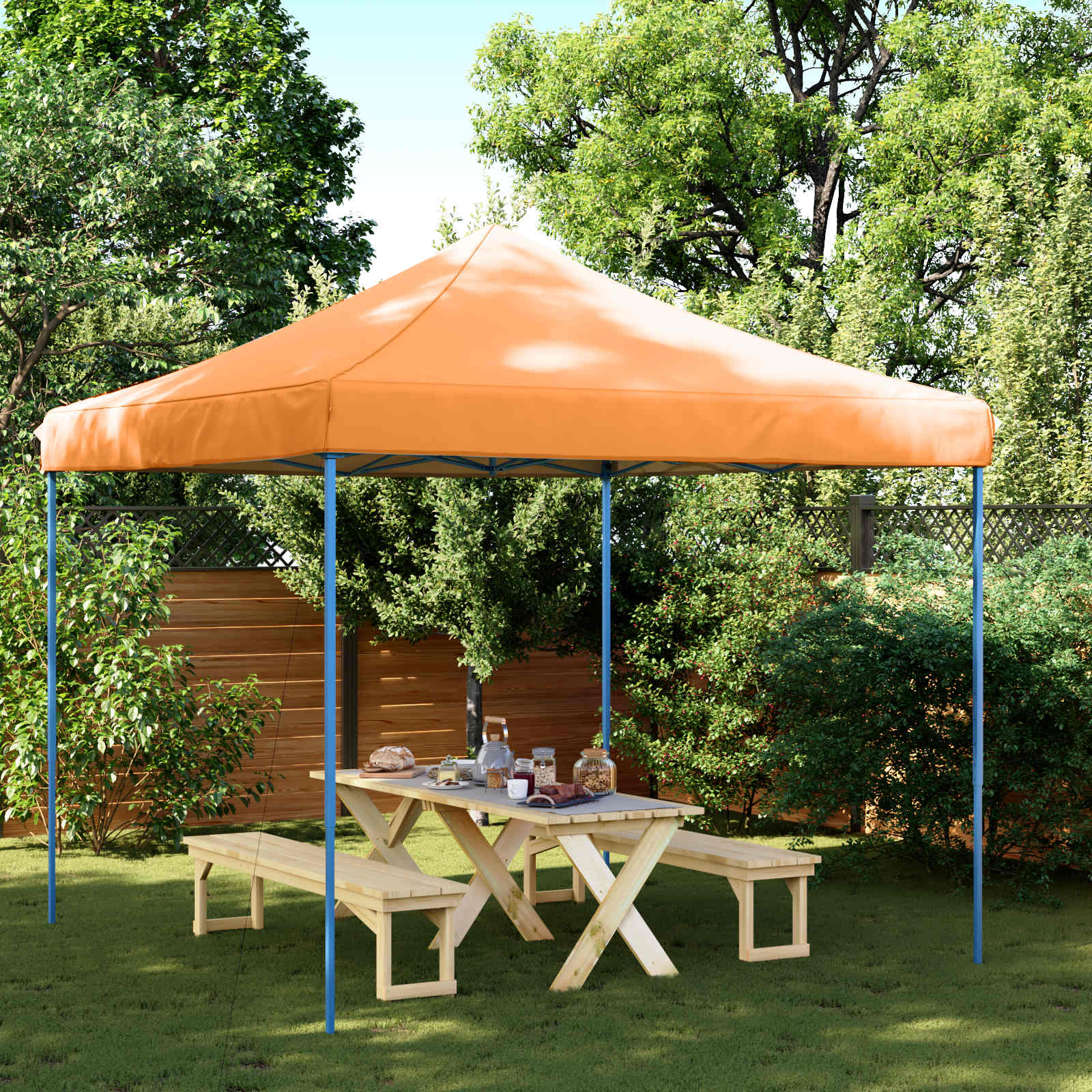 Šator za zabave Narančasta 292 x 292 x 315 cm Oxford tkanina