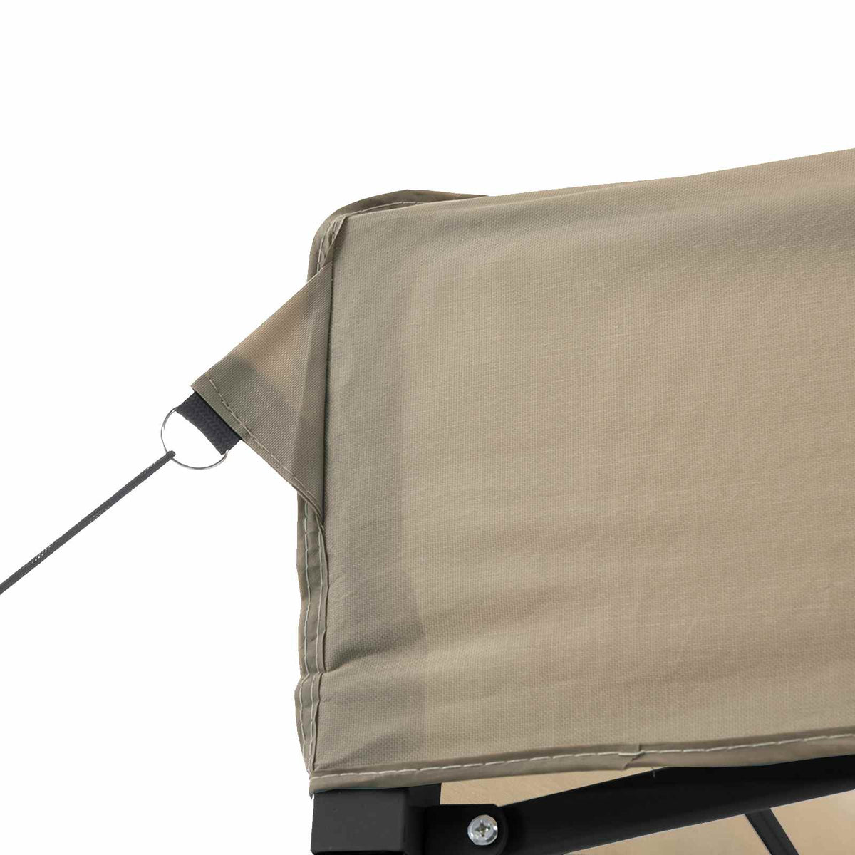 Šator za zabave Sivo-smeđa 292 x 292 x 315 cm Oxford tkanina