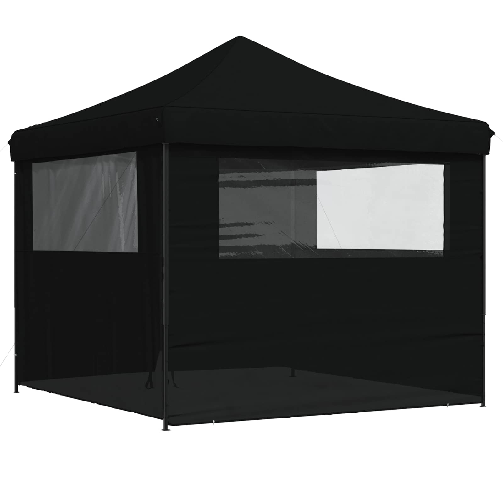 Šator za zabave Crna 292 x 292 x 315 cm Oxford tkanina