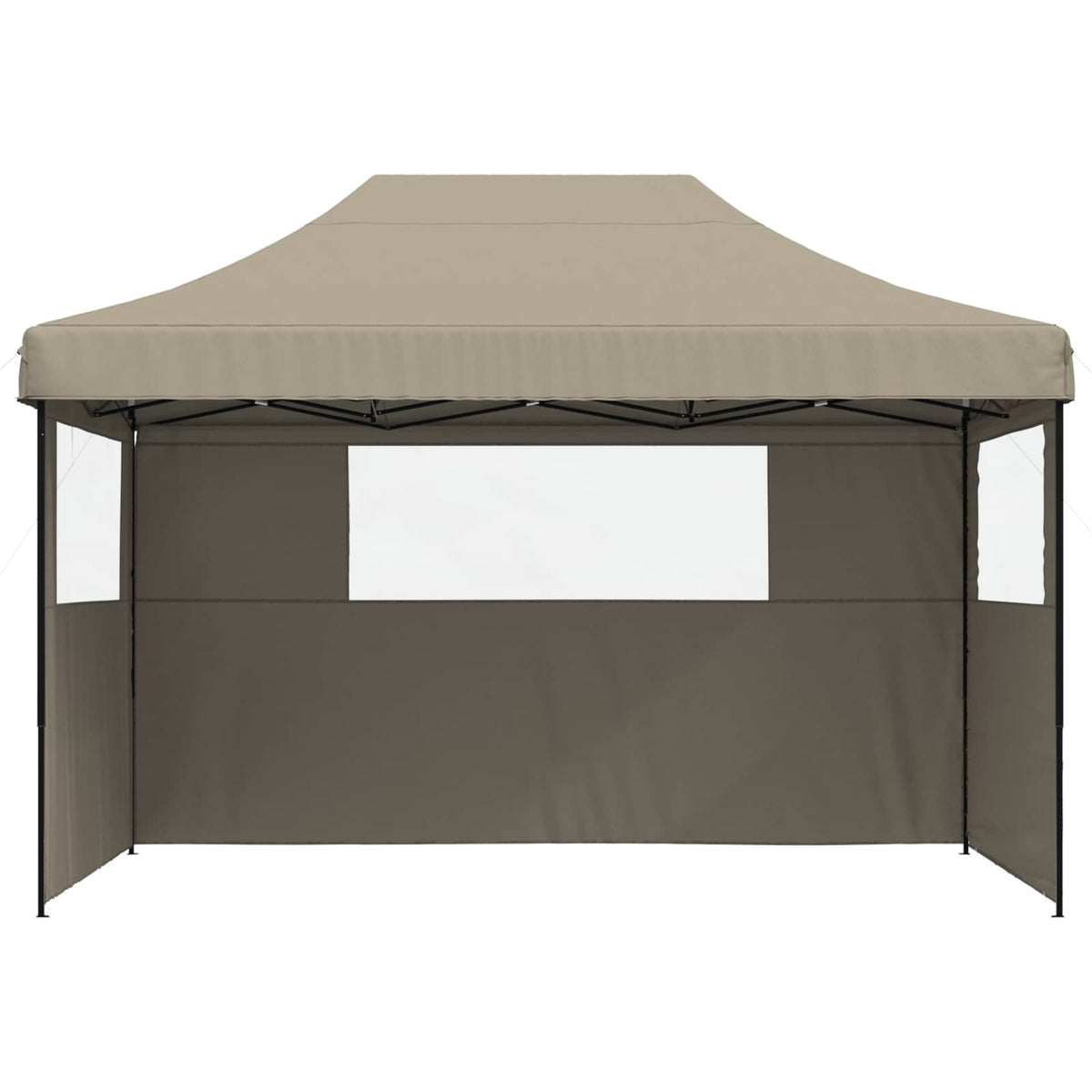 Šator za zabave Sivo-smeđa 279 x 410 x 315 cm Oxford tkanina