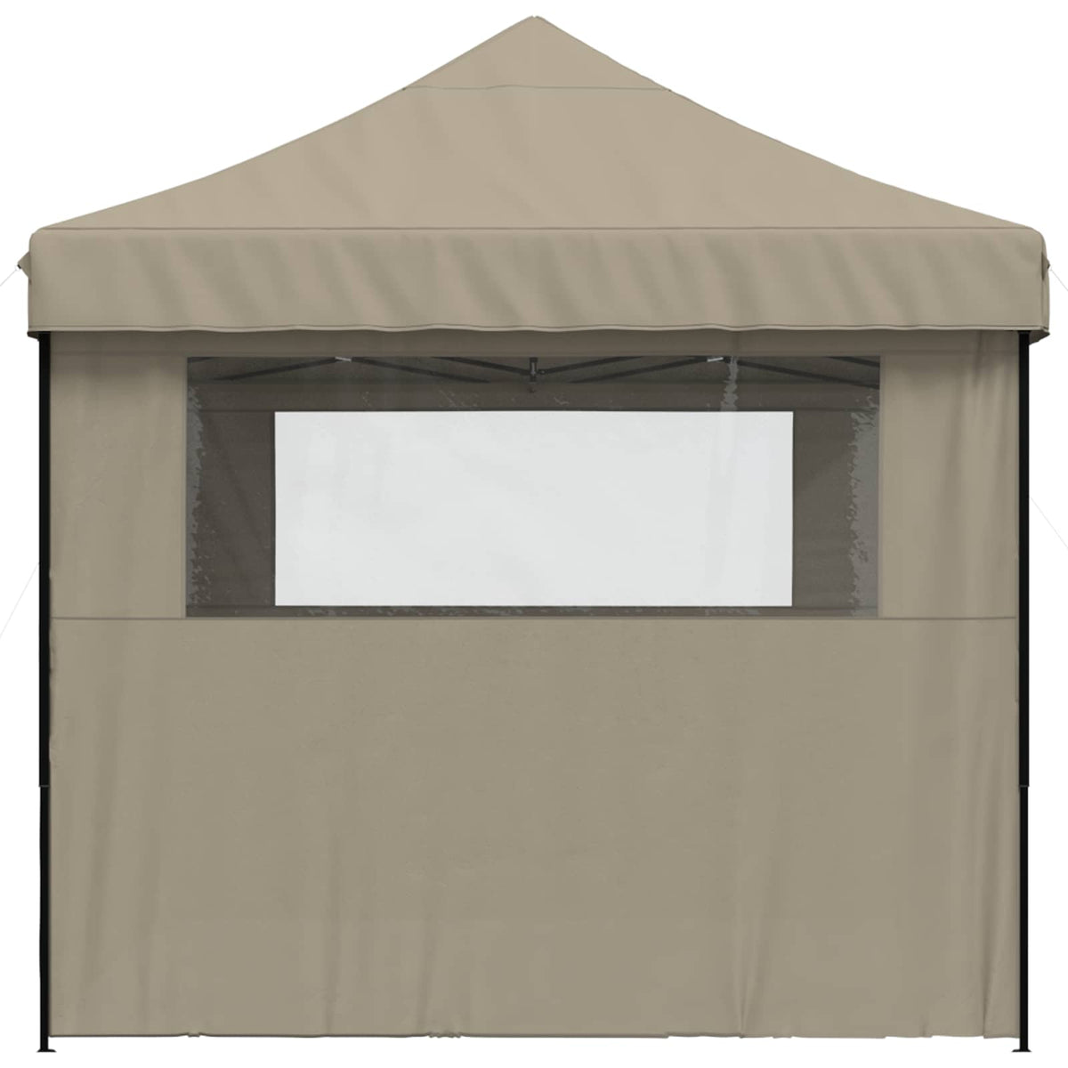 Šator za zabave Sivo-smeđa 279 x 410 x 315 cm Oxford tkanina