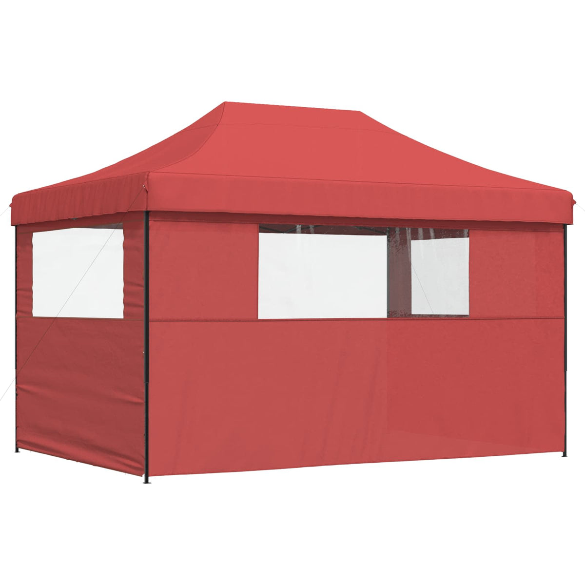 Šator za zabave Tamno crvena 279 x 410 x 315 cm Oxford tkanina
