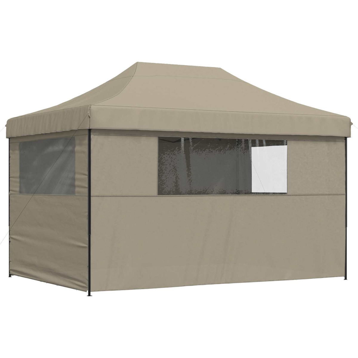 Šator za zabave Sivo-smeđa 279 x 410 x 315 cm Oxford tkanina