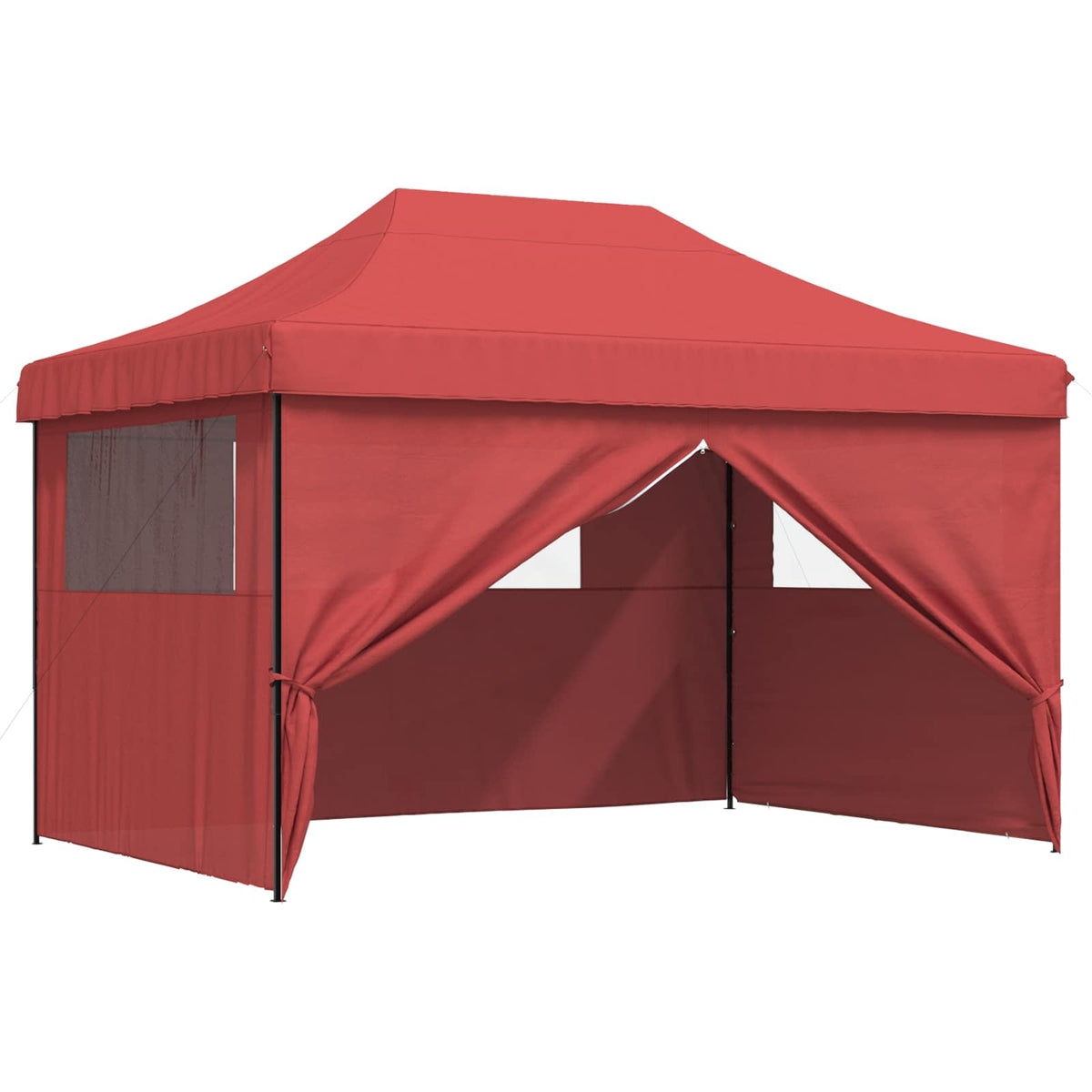 Šator za zabave Tamno crvena 279 x 410 x 315 cm Oxford tkanina