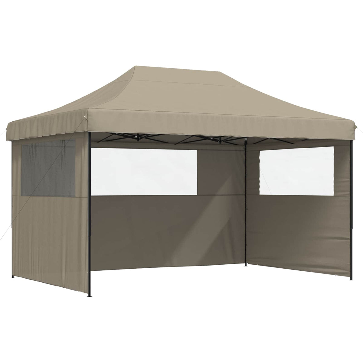 Šator za zabave Sivo-smeđa 292 x 440 x 315 cm Oxford tkanina