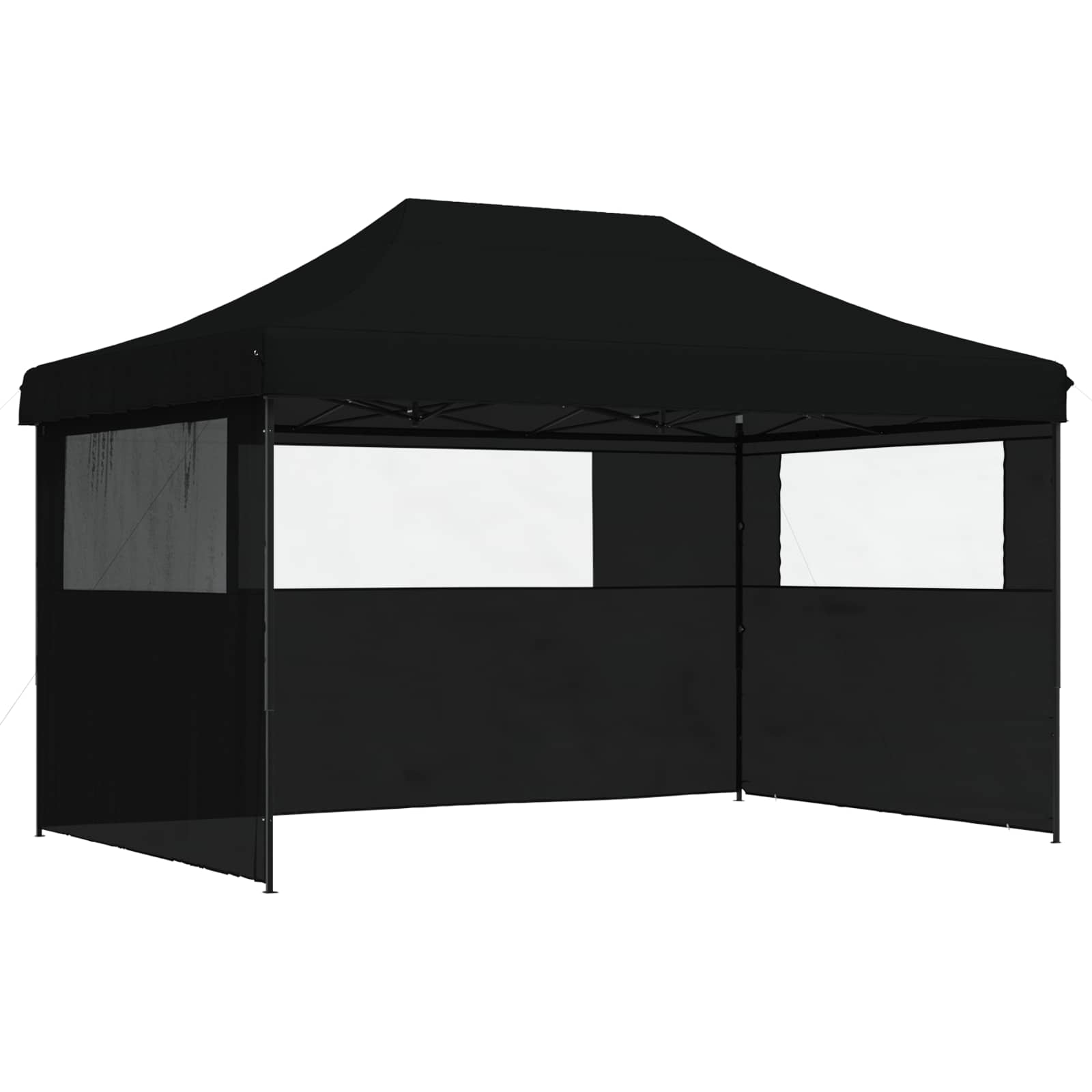 Šator za zabave Crna 292 x 440 x 315 cm Oxford tkanina