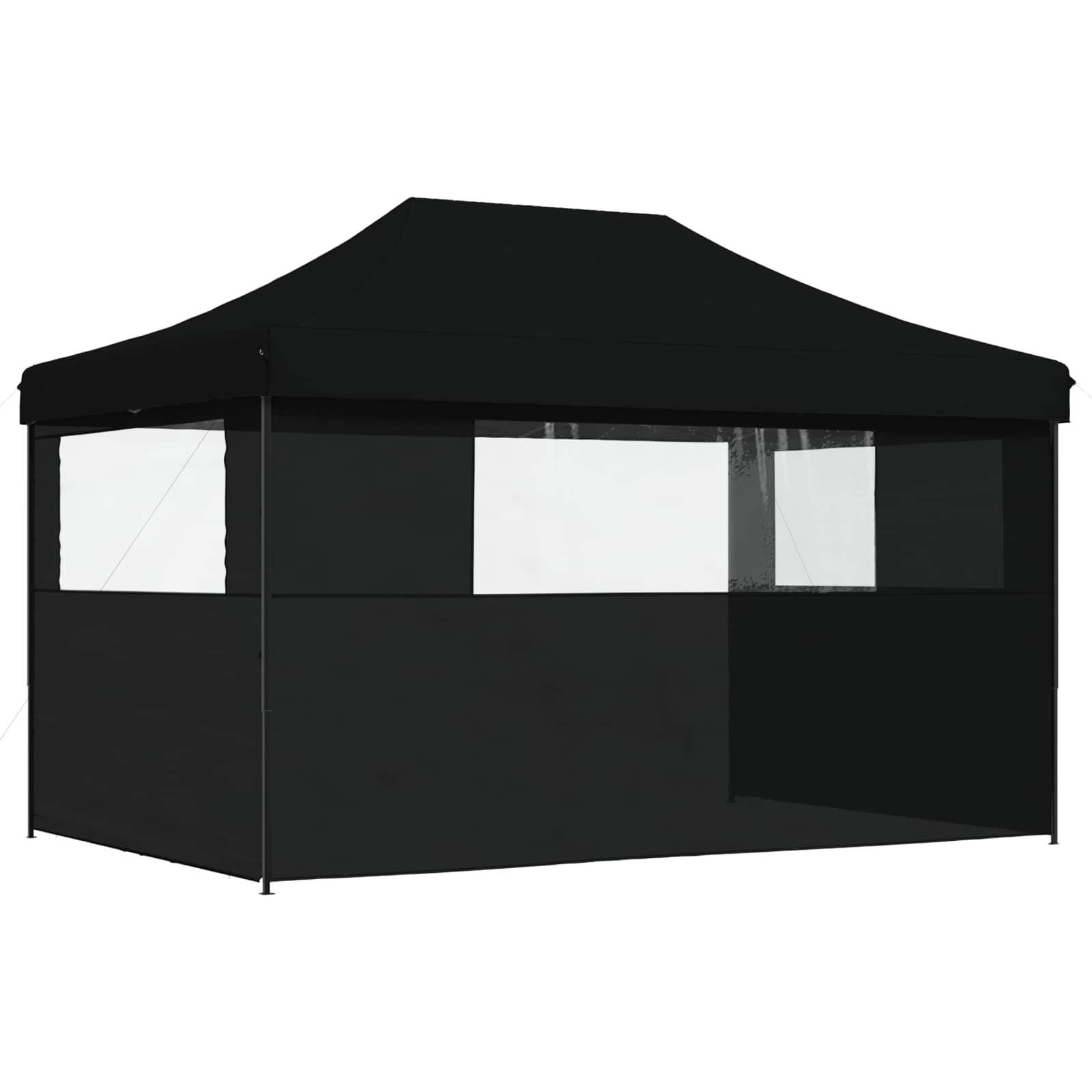 Šator za zabave Crna 292 x 440 x 315 cm Oxford tkanina