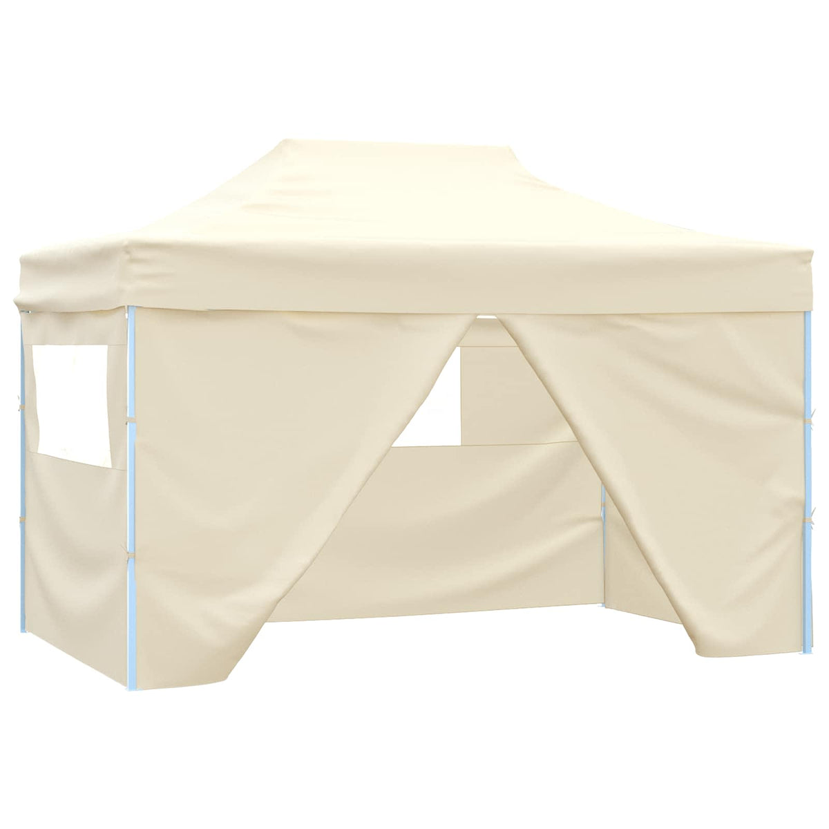 Šator za zabave 291 x 431 x 315 cm Krem Oxford tkanina