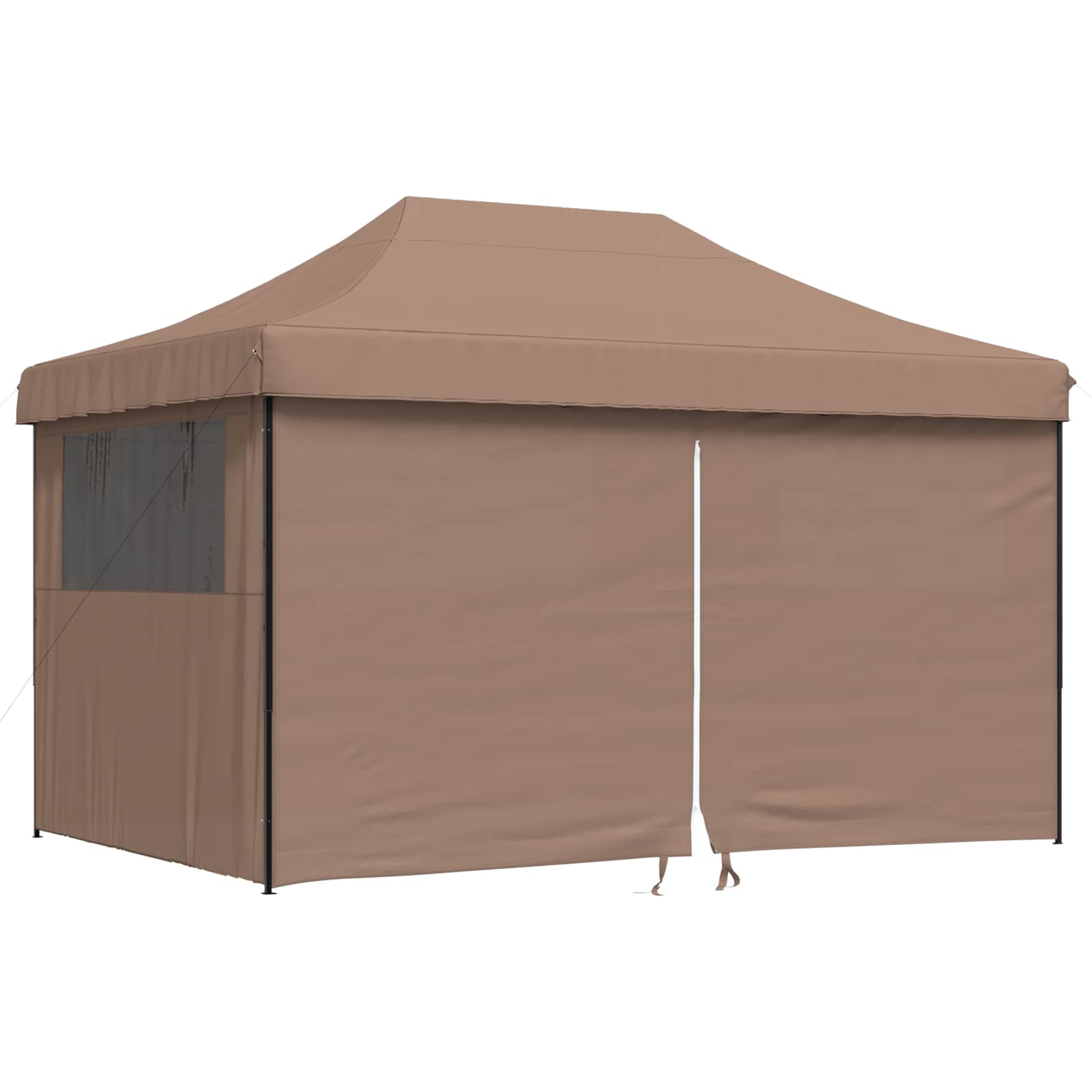 Šator za zabave Smeđa 292 x 440 x 315 cm Oxford tkanina