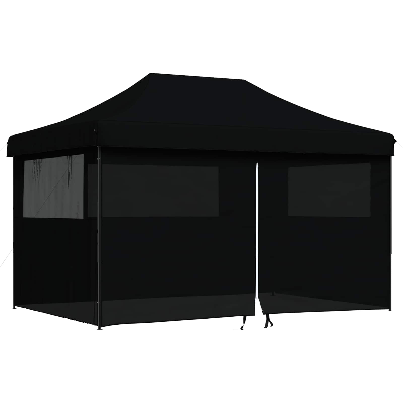 Šator za zabave Crna 292 x 440 x 315 cm Oxford tkanina