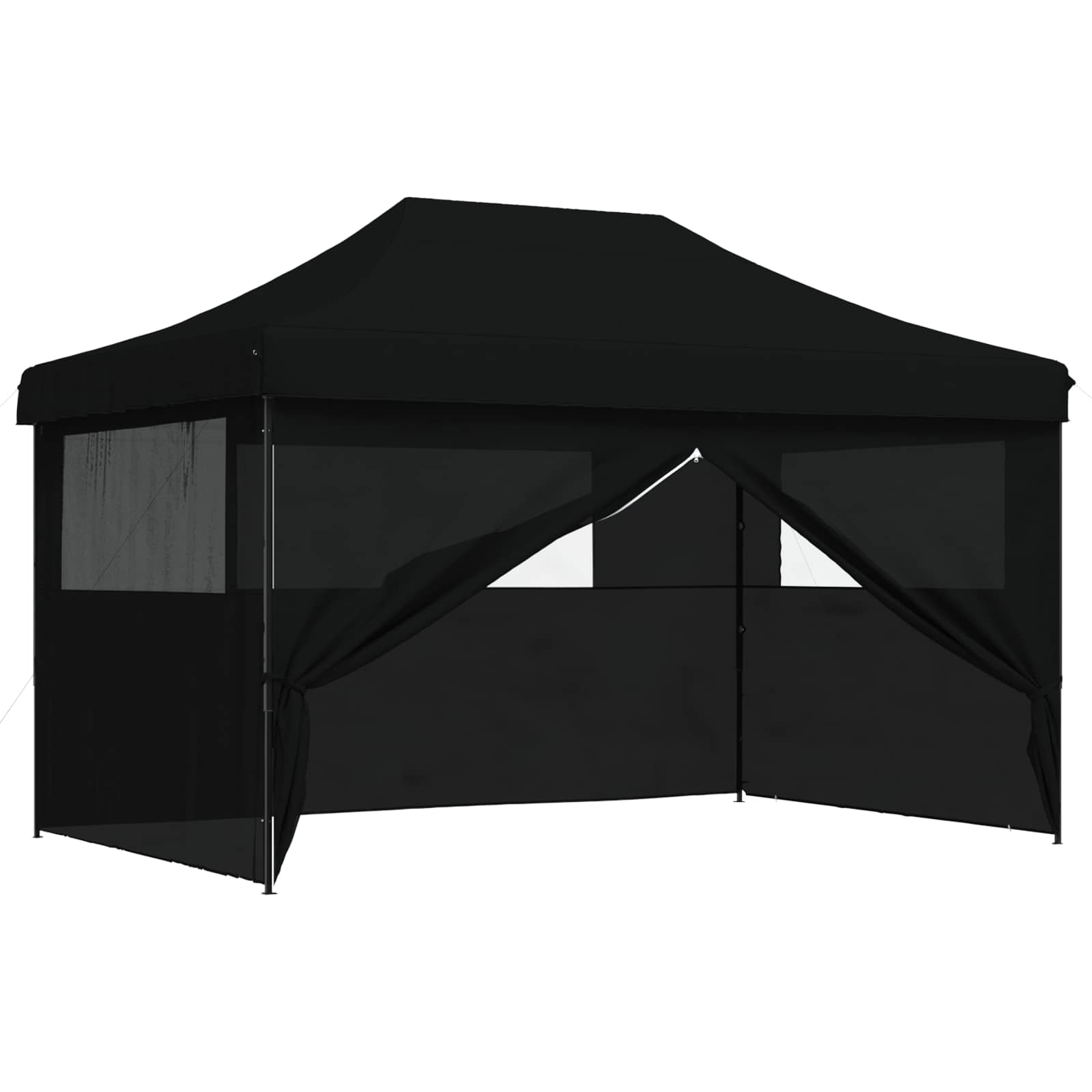 Šator za zabave Crna 292 x 440 x 315 cm Oxford tkanina