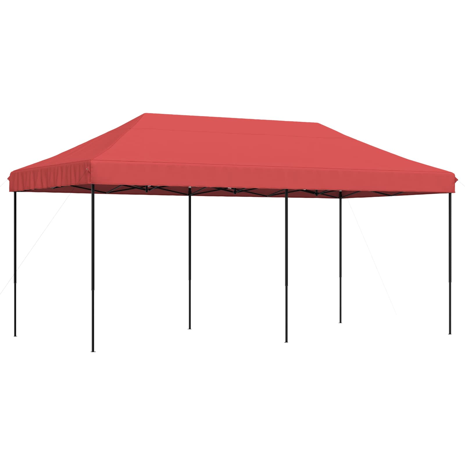 Šator za zabave Tamno crvena 292 x 580 x 315 cm Oxford tkanina