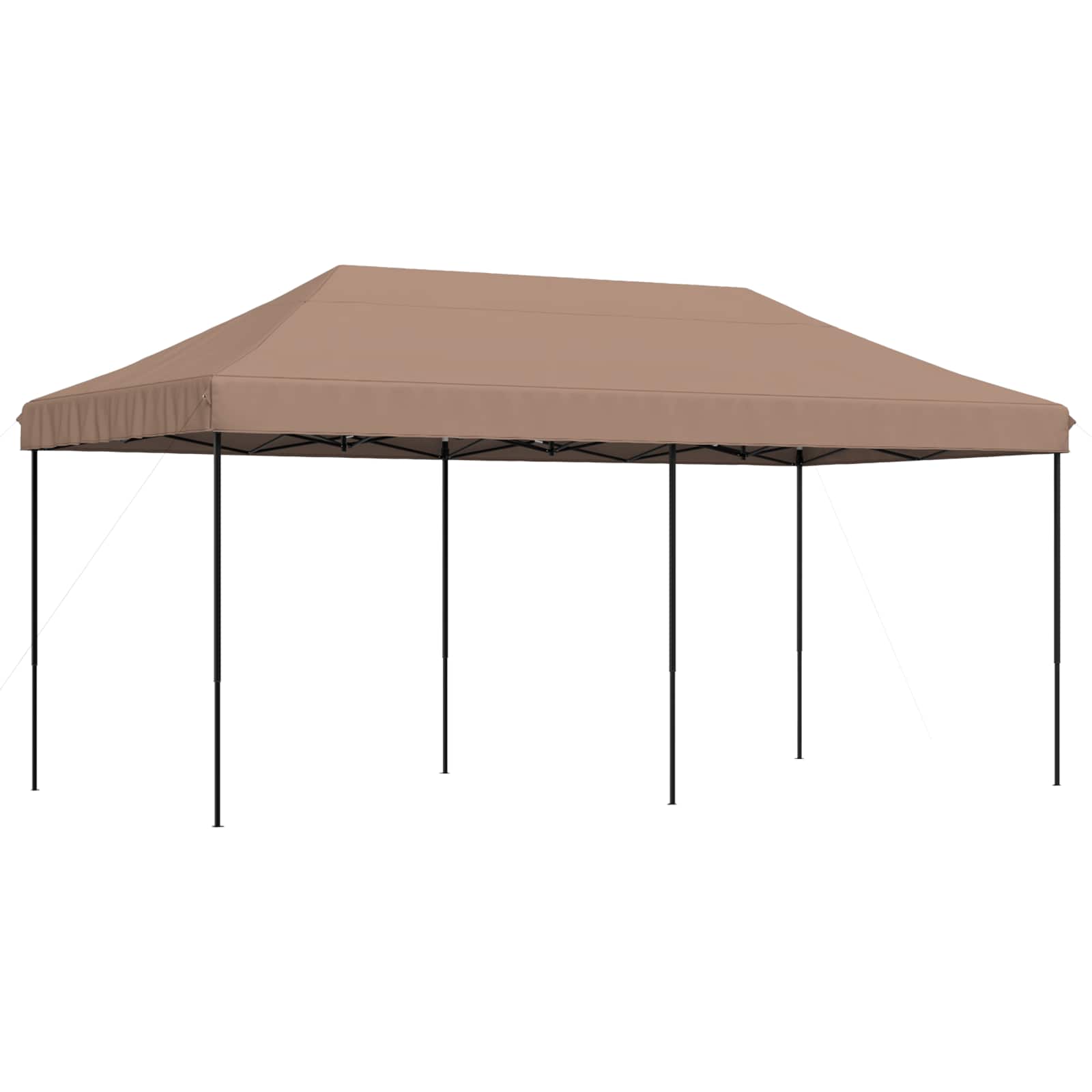 Šator za zabave Smeđa 292 x 580 x 315 cm Oxford tkanina