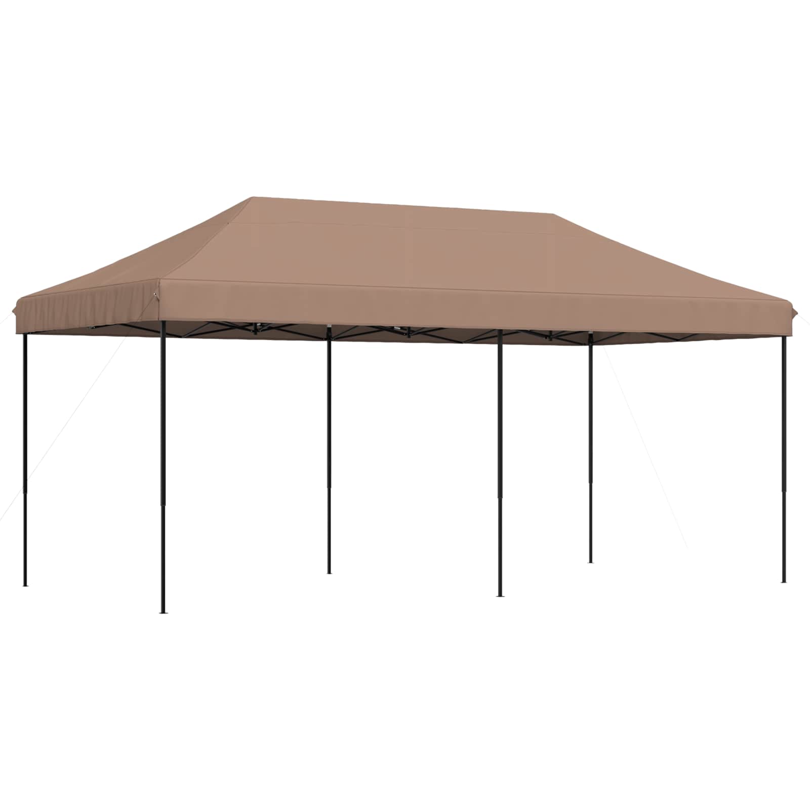 Šator za zabave Smeđa 292 x 580 x 315 cm Oxford tkanina