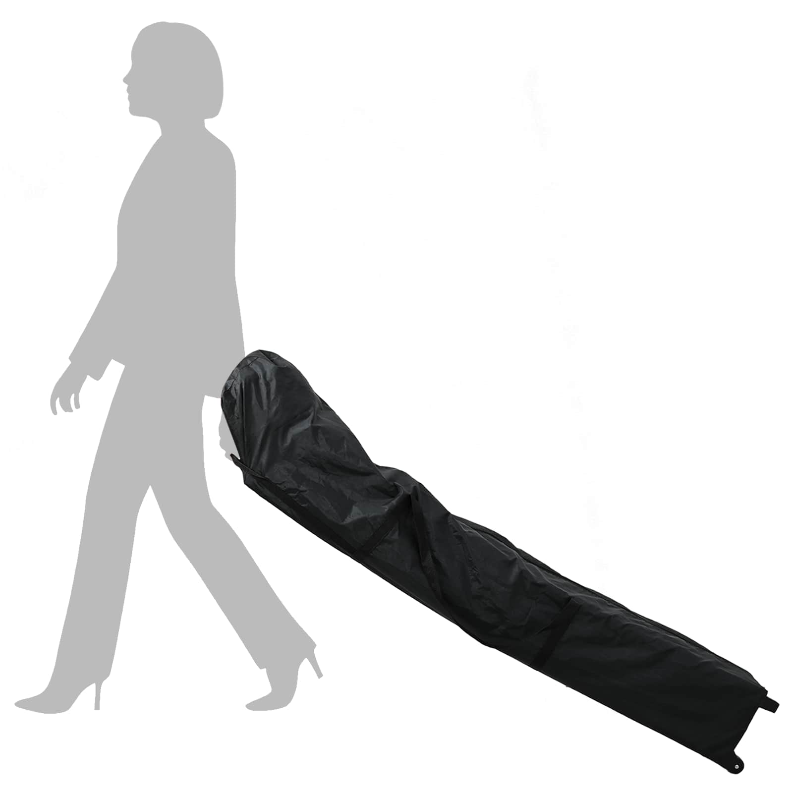 Šator za zabave Smeđa 292 x 580 x 315 cm Oxford tkanina