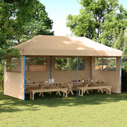 Šator za zabave Bež 292 x 580 x 315 cm Oxford tkanina
