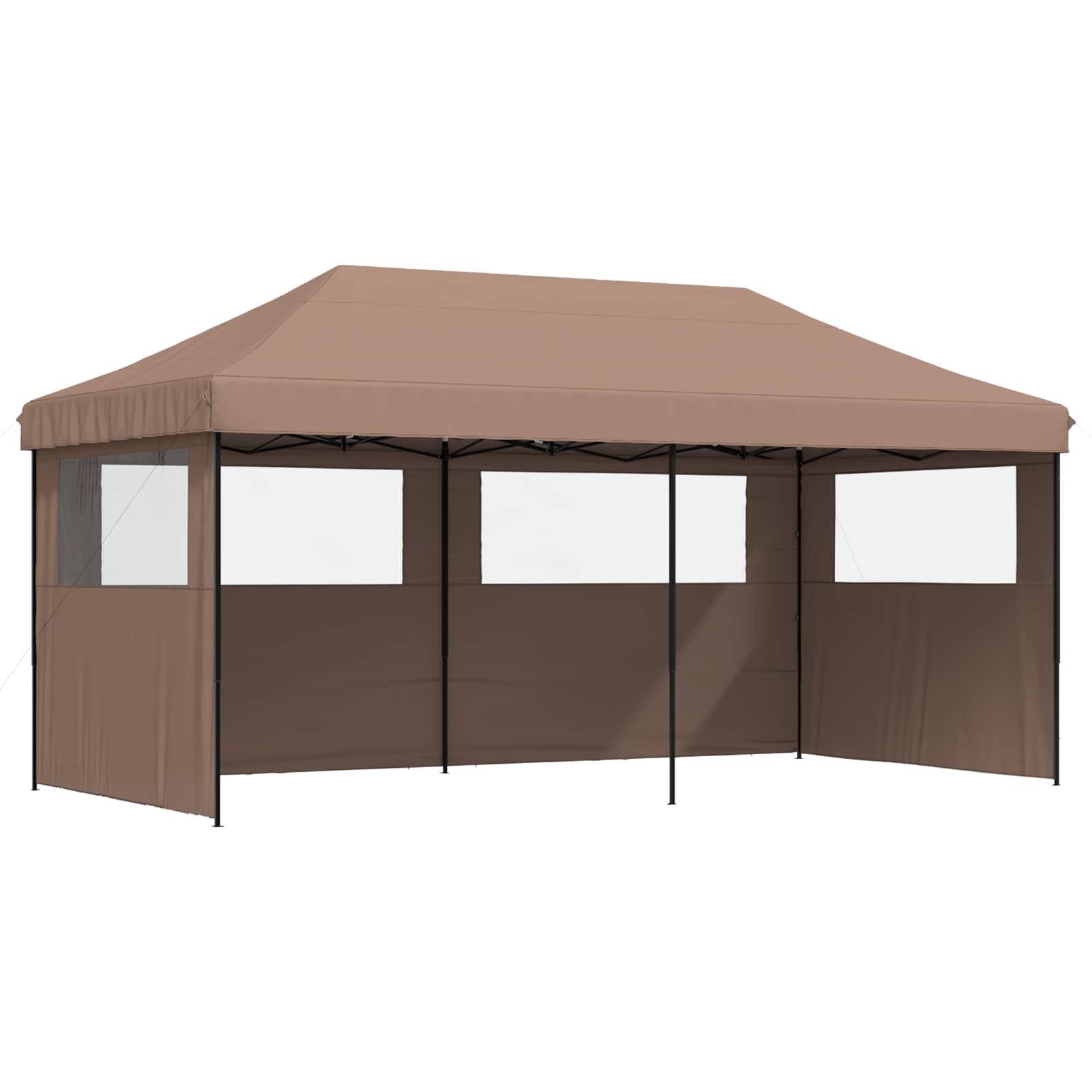 Šator za zabave Smeđa 292 x 580 x 315 cm Oxford tkanina