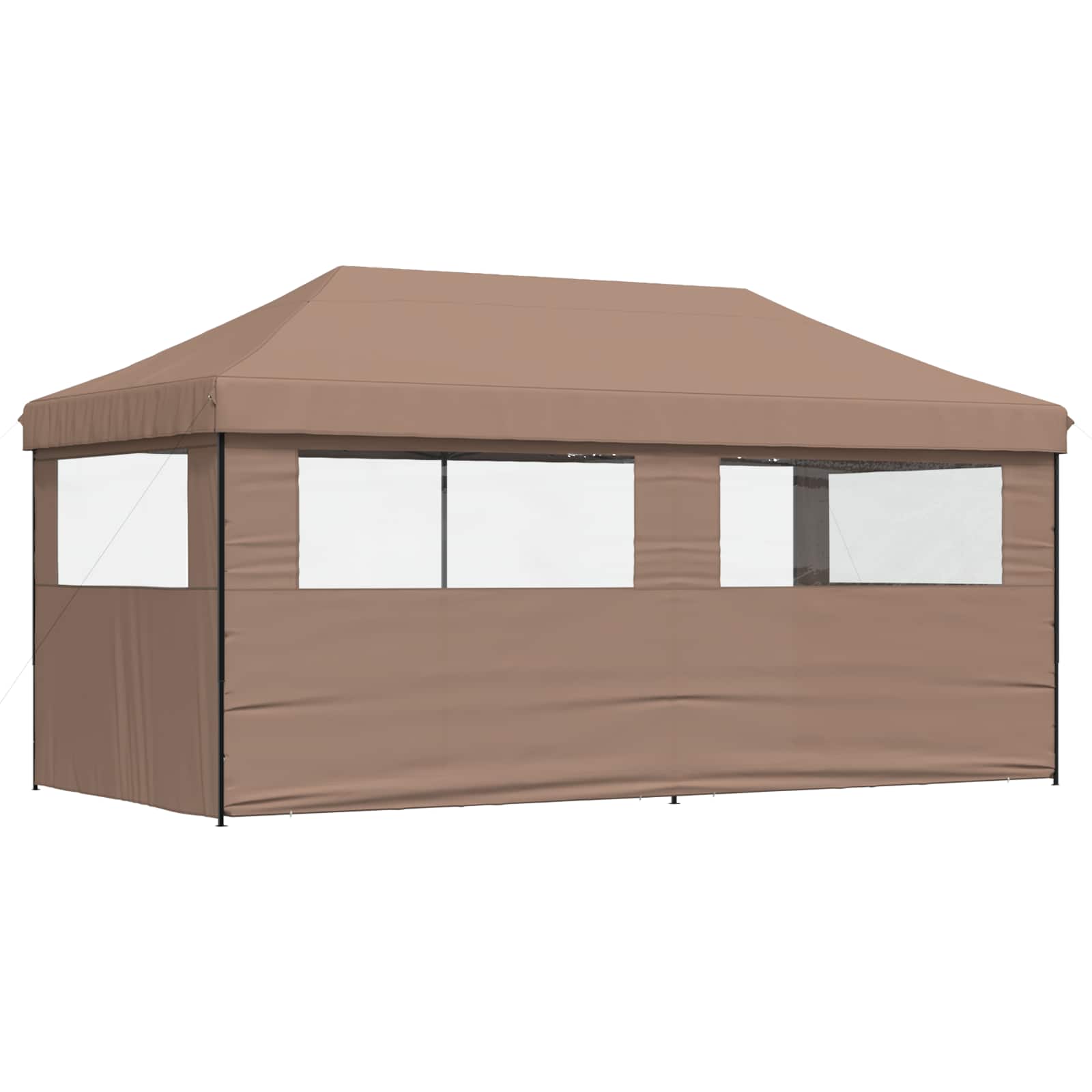 Šator za zabave Smeđa 292 x 580 x 315 cm Oxford tkanina