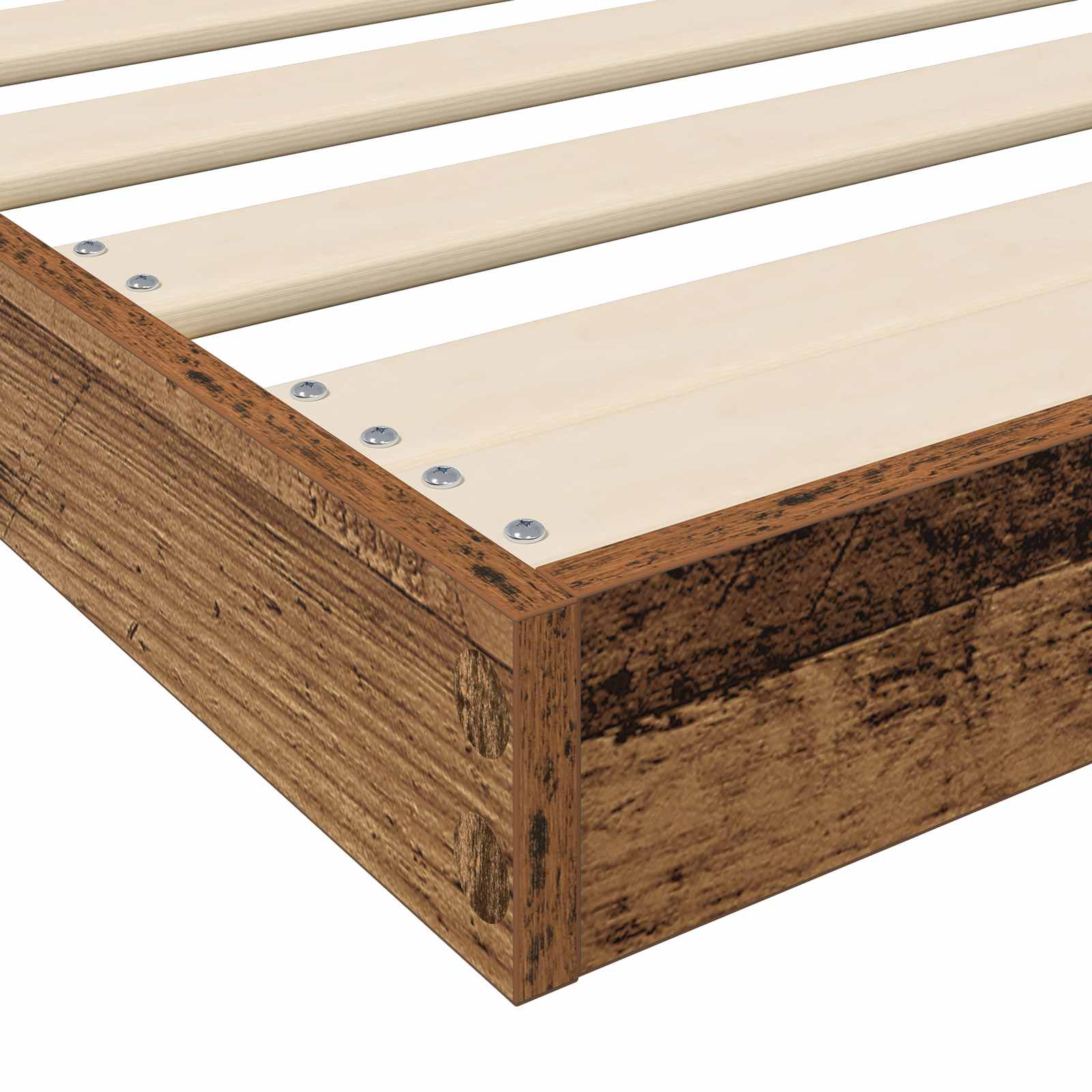 Krevet s daskama Staro drvo 90 x 190 cm Konstruirano drvo