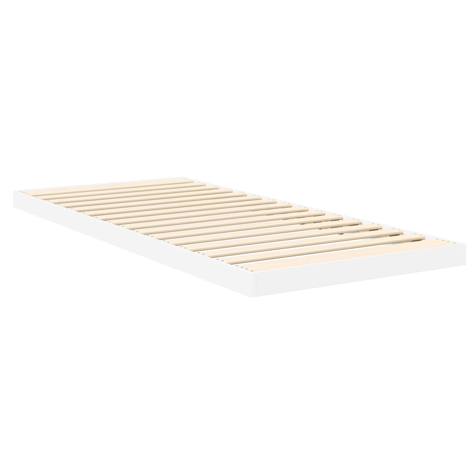 Krevet s daskama Bijelo 80 x 200 cm Konstruirano drvo