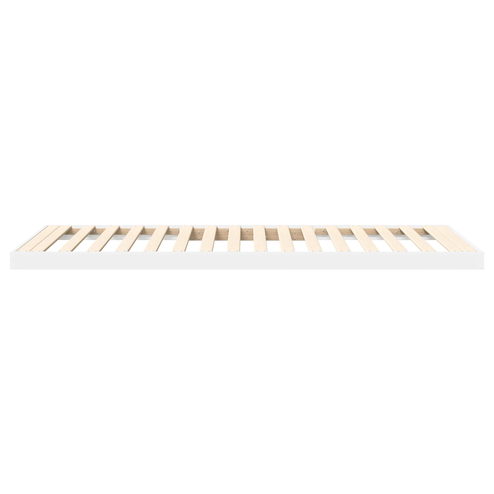 Krevet s daskama Bijelo 80 x 200 cm Konstruirano drvo