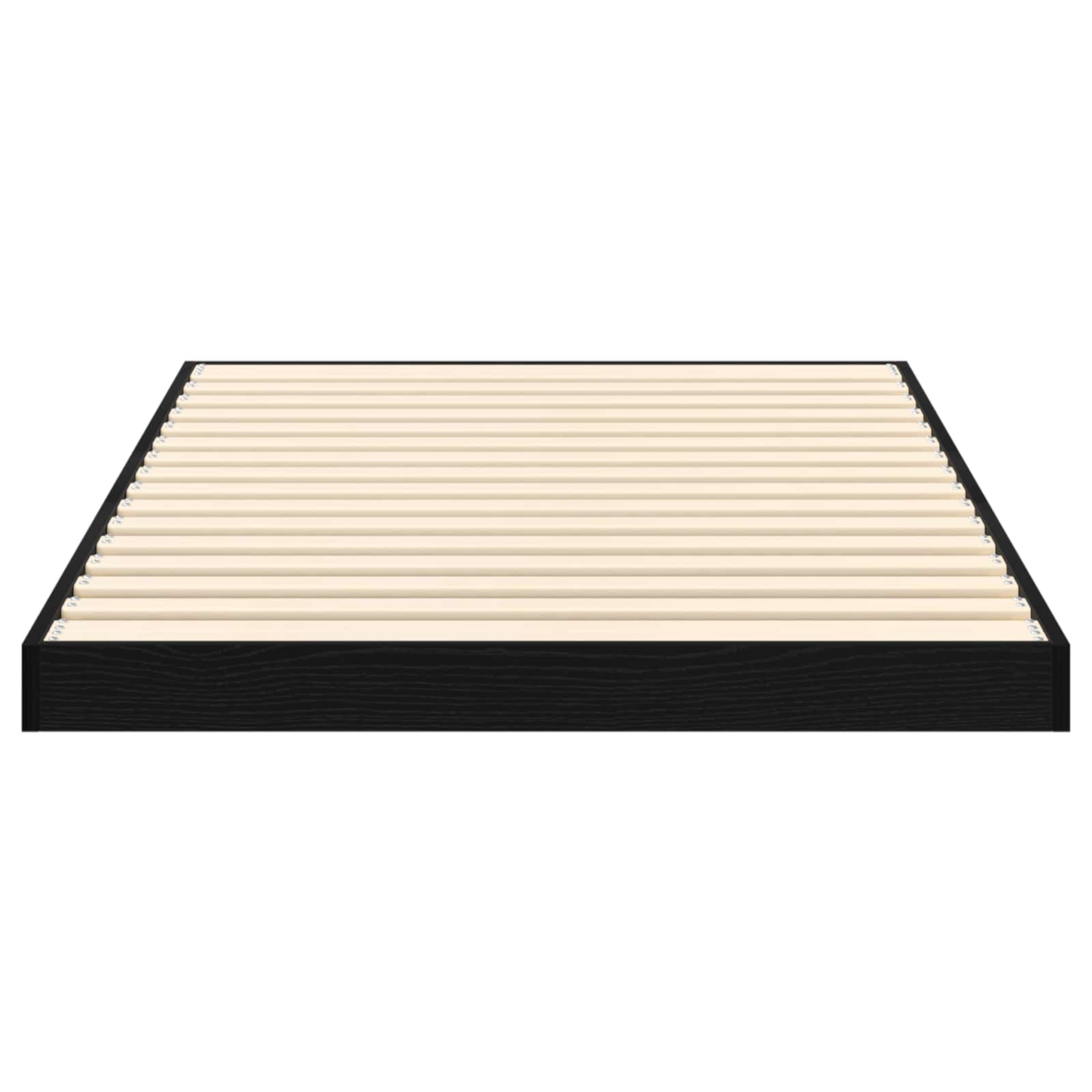 Krevet s daskama Crni hrast 90 x 200 cm Konstruirano drvo