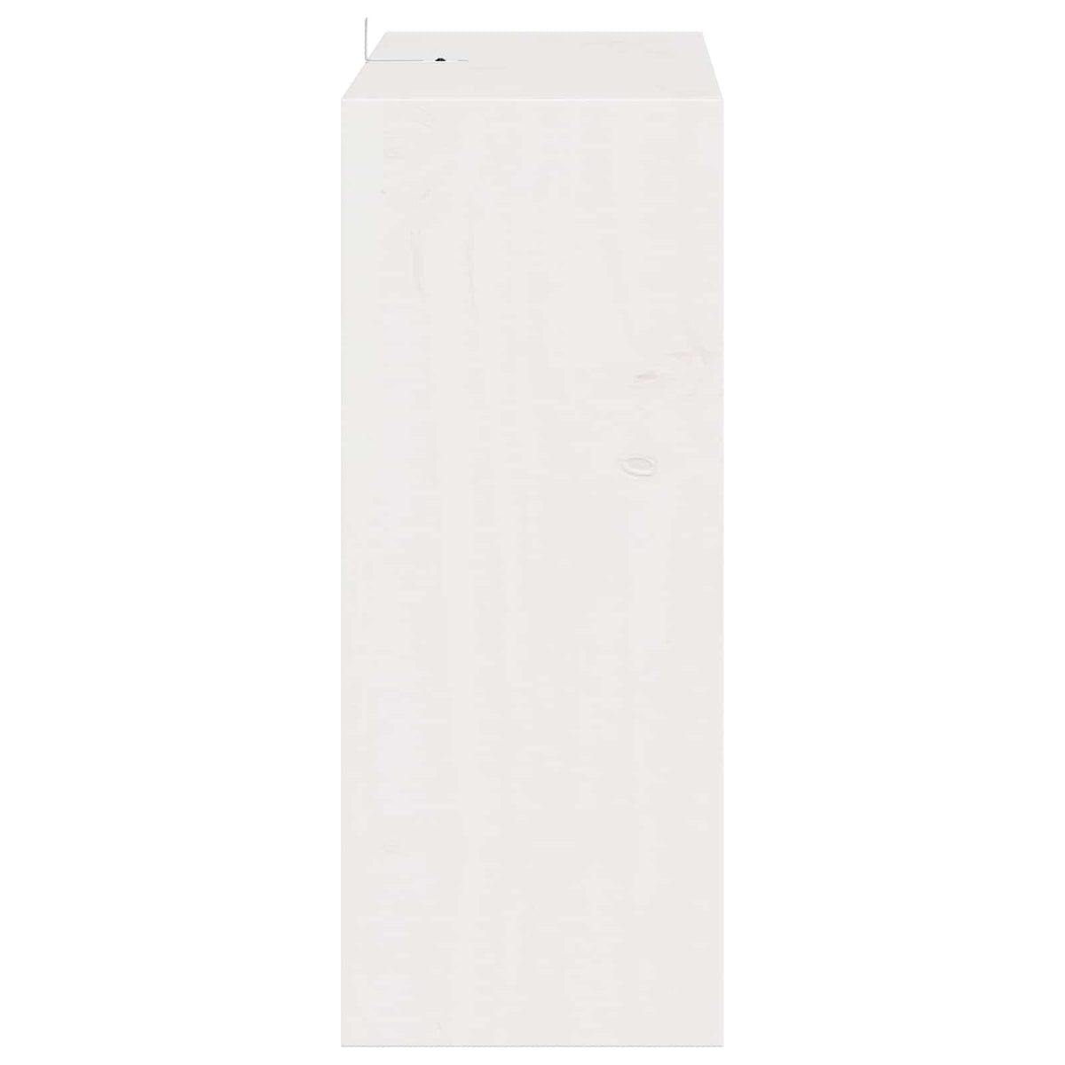 Stalak za vino 2 pcs Bijelo 62 x 25 x 62 cm Čvrsto borovo drvo