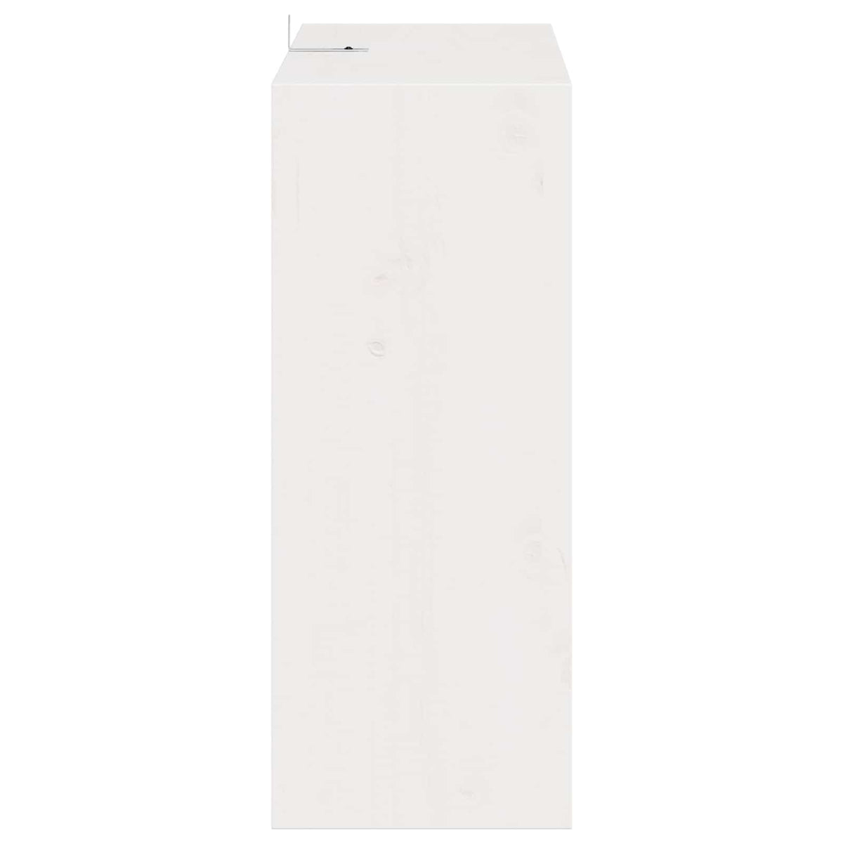 Stalak za vino 2 pcs Bijelo 62 x 25 x 62 cm Čvrsto borovo drvo
