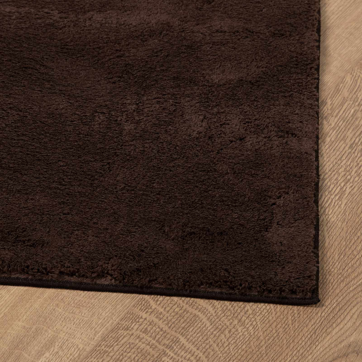 Tepih HUARTE Smeđa 80 x 250 cm 100% poliester Ravna