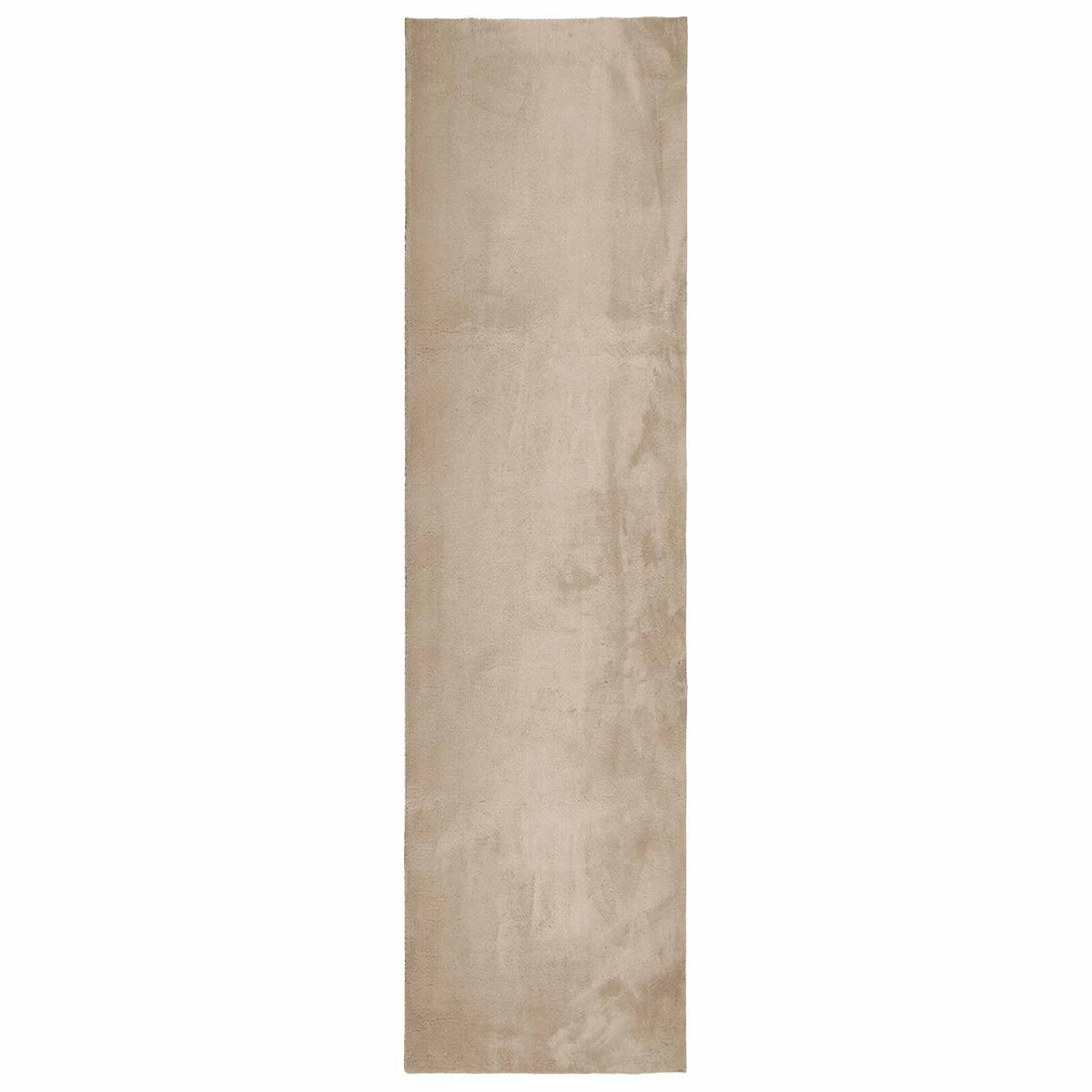 Srednje pahuljasti, mekana i periva prostirka HUARTE Pijesak Smeđa 80 x 750 cm
