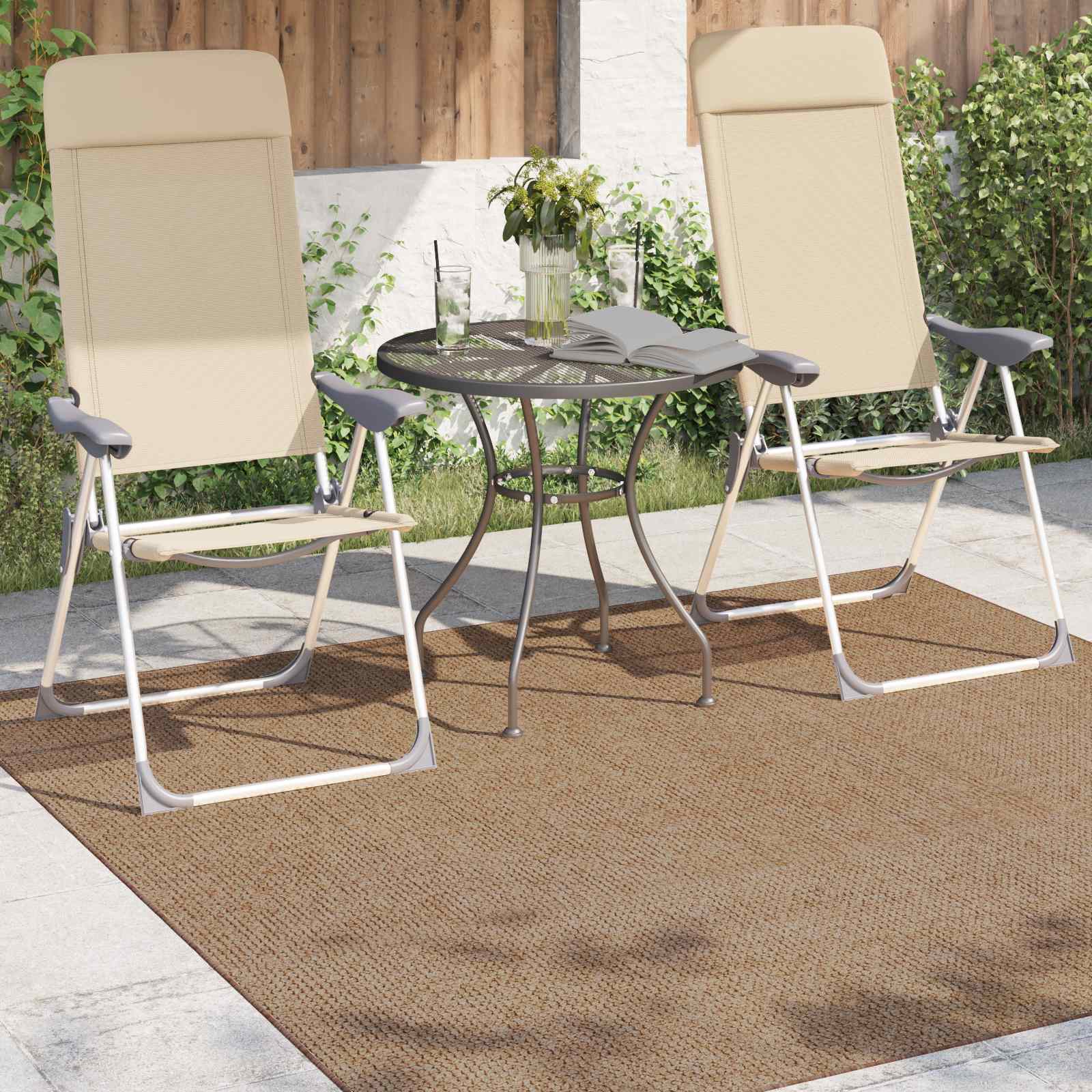 Tepisi za područja AGIRA Prirodna 120 x 120 cm Poliester