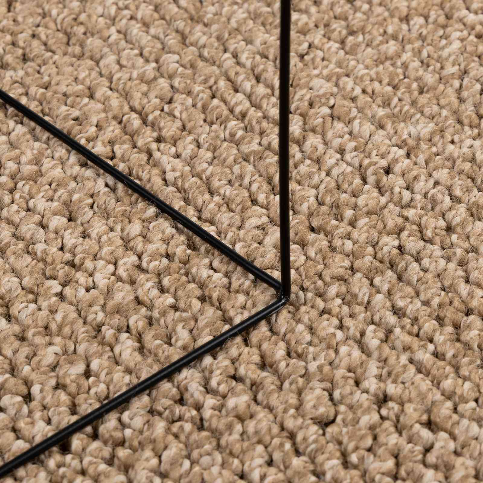 Tepisi za područja AGIRA Prirodna 200 x 200 cm Poliester