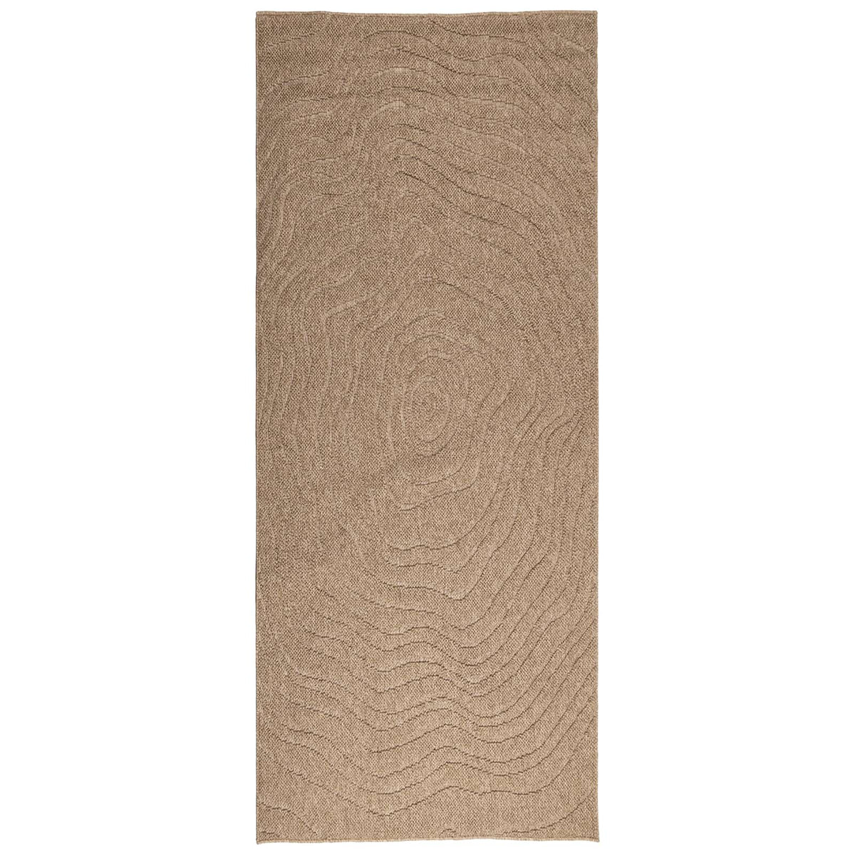 Tepisi za područja Moiré AGIRA Prirodna 200 x 80 cm Poliester