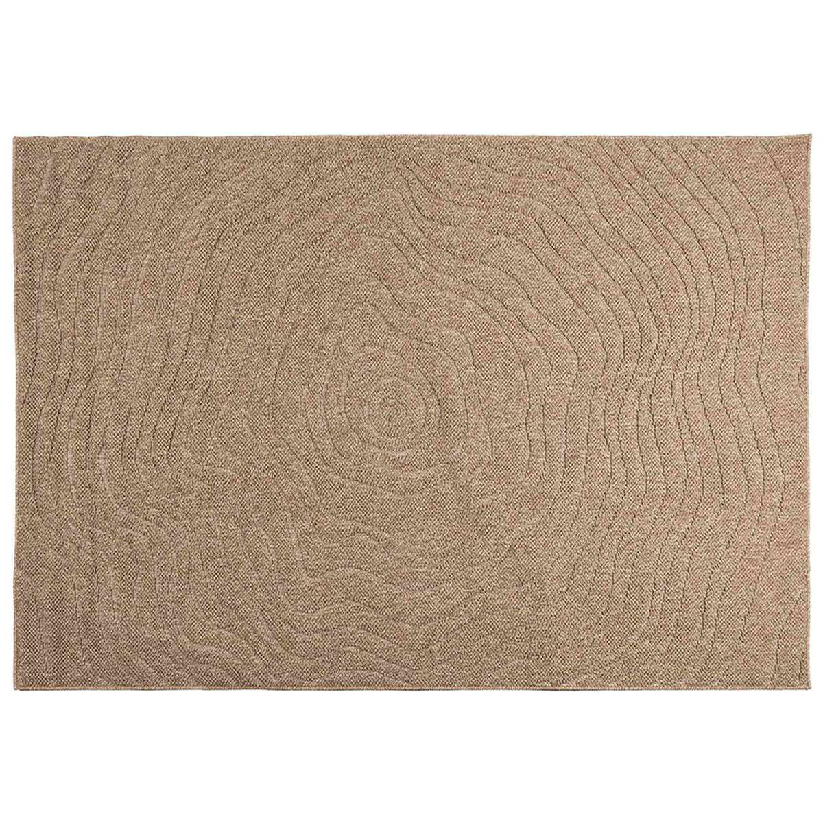 Tepisi za područja Moiré AGIRA Prirodna 170 x 120 cm Poliester