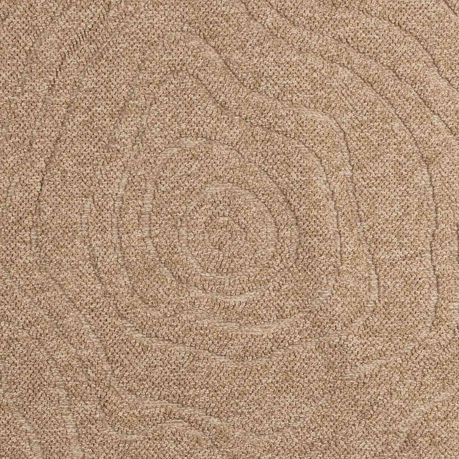 Tepisi za područja Moiré AGIRA Prirodna 200 x 200 cm Poliester