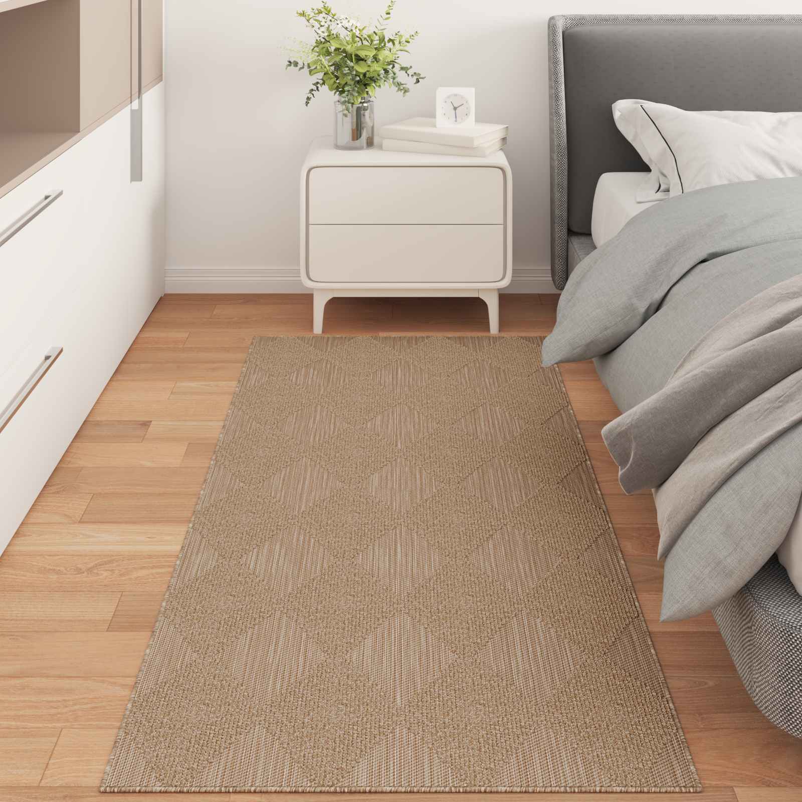 Tepisi za područja AGIRA Prirodna 200 x 80 cm Poliester