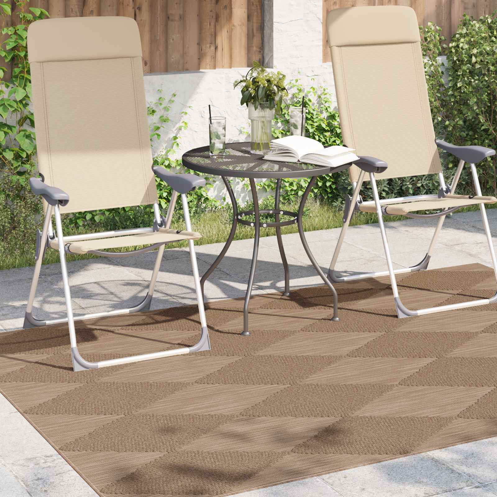 Tepisi za područja AGIRA Prirodna 200 x 140 cm Poliester