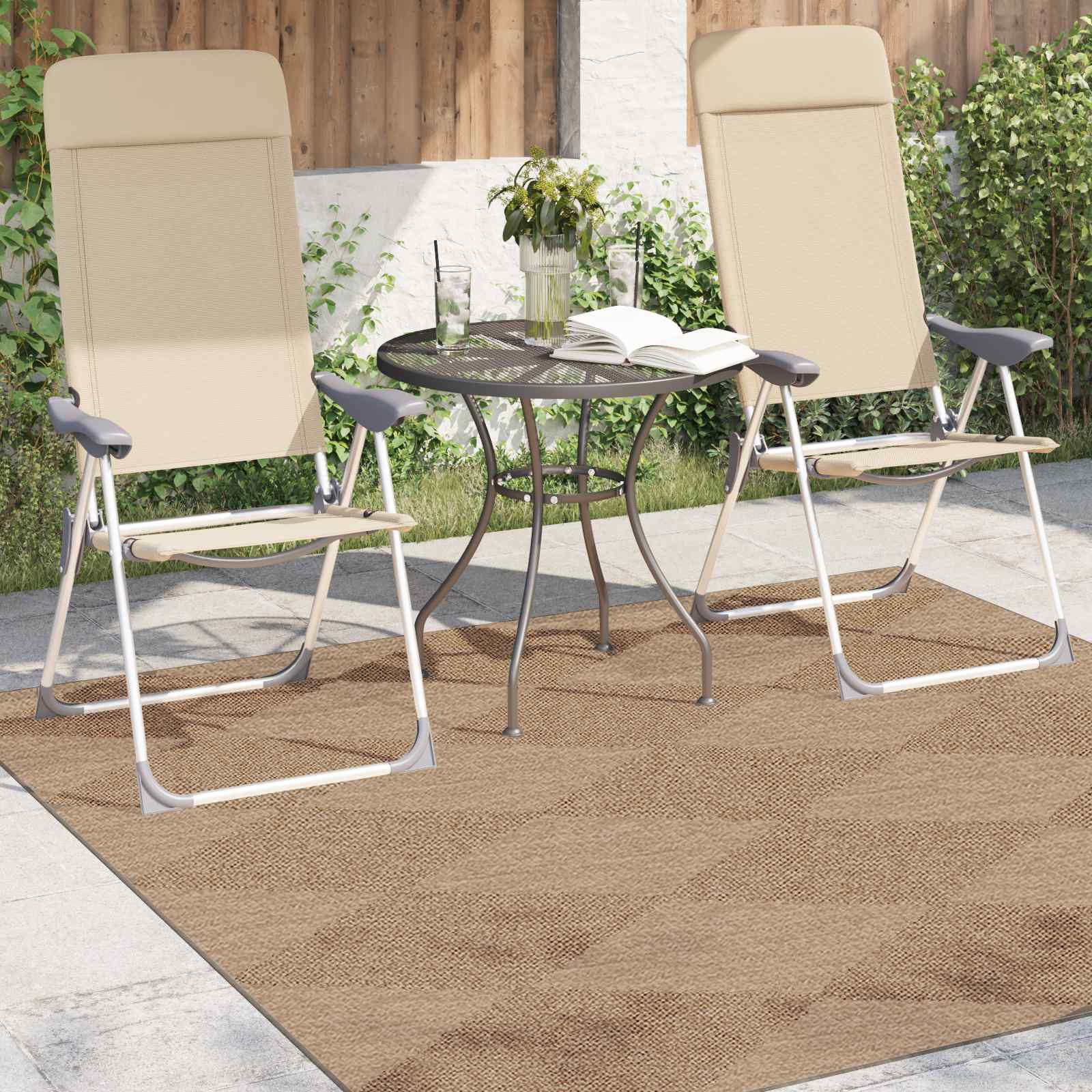 Tepisi za područja AGIRA Prirodna 200 x 200 cm Poliester
