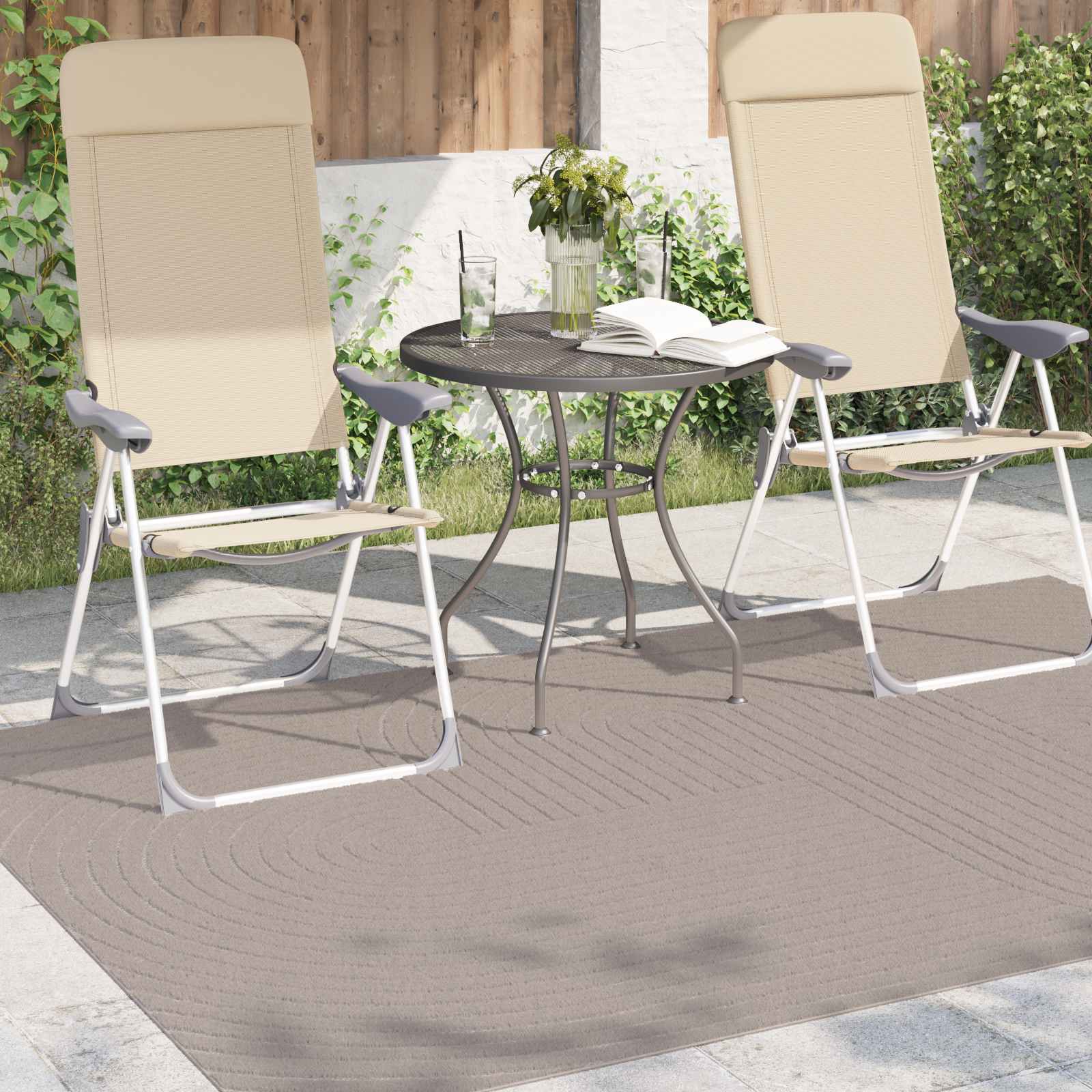 Tepisi za područja PALMERAS Bež 200 x 140 cm Poliester
