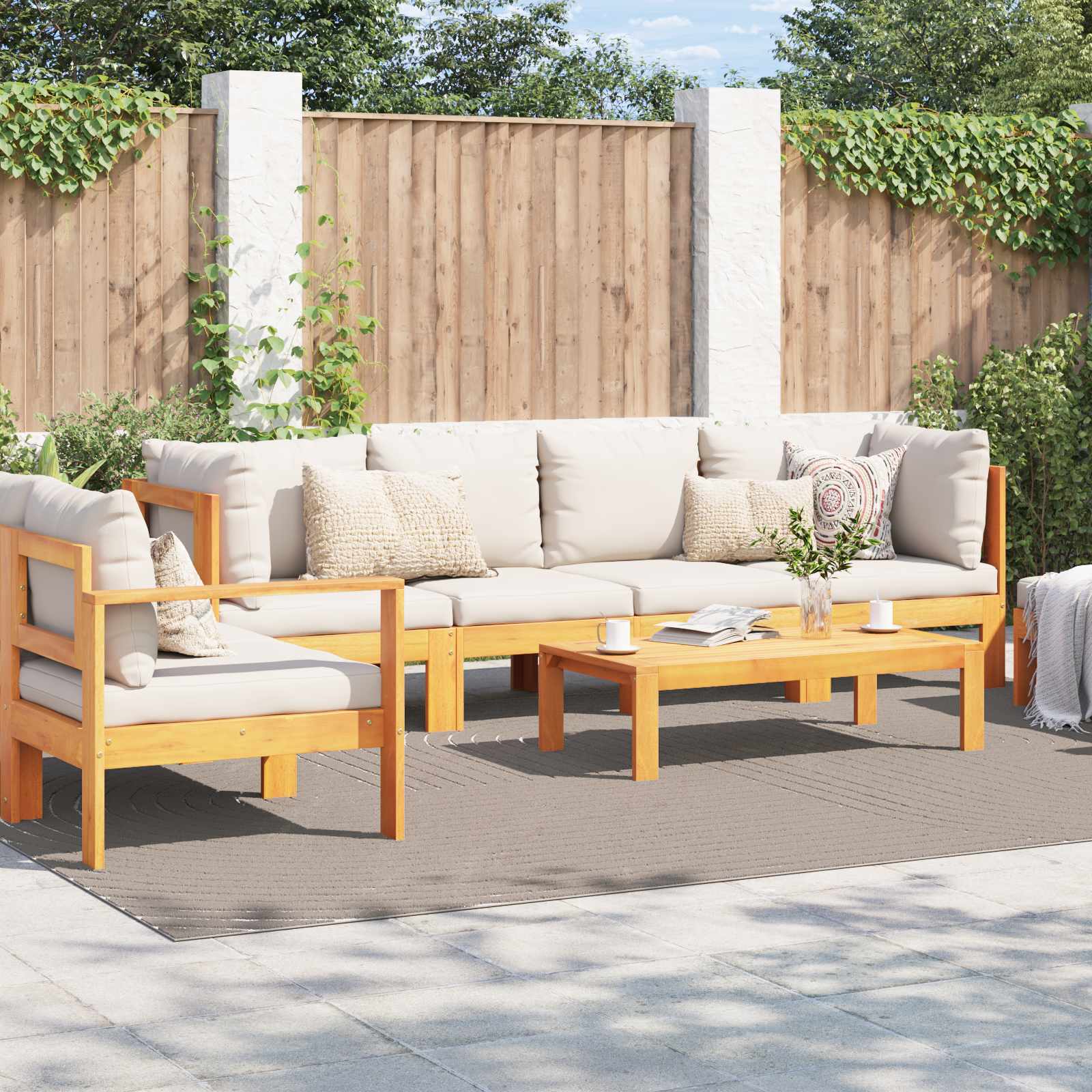 Tepisi za područja PALMERAS Bež 340 x 240 cm Poliester