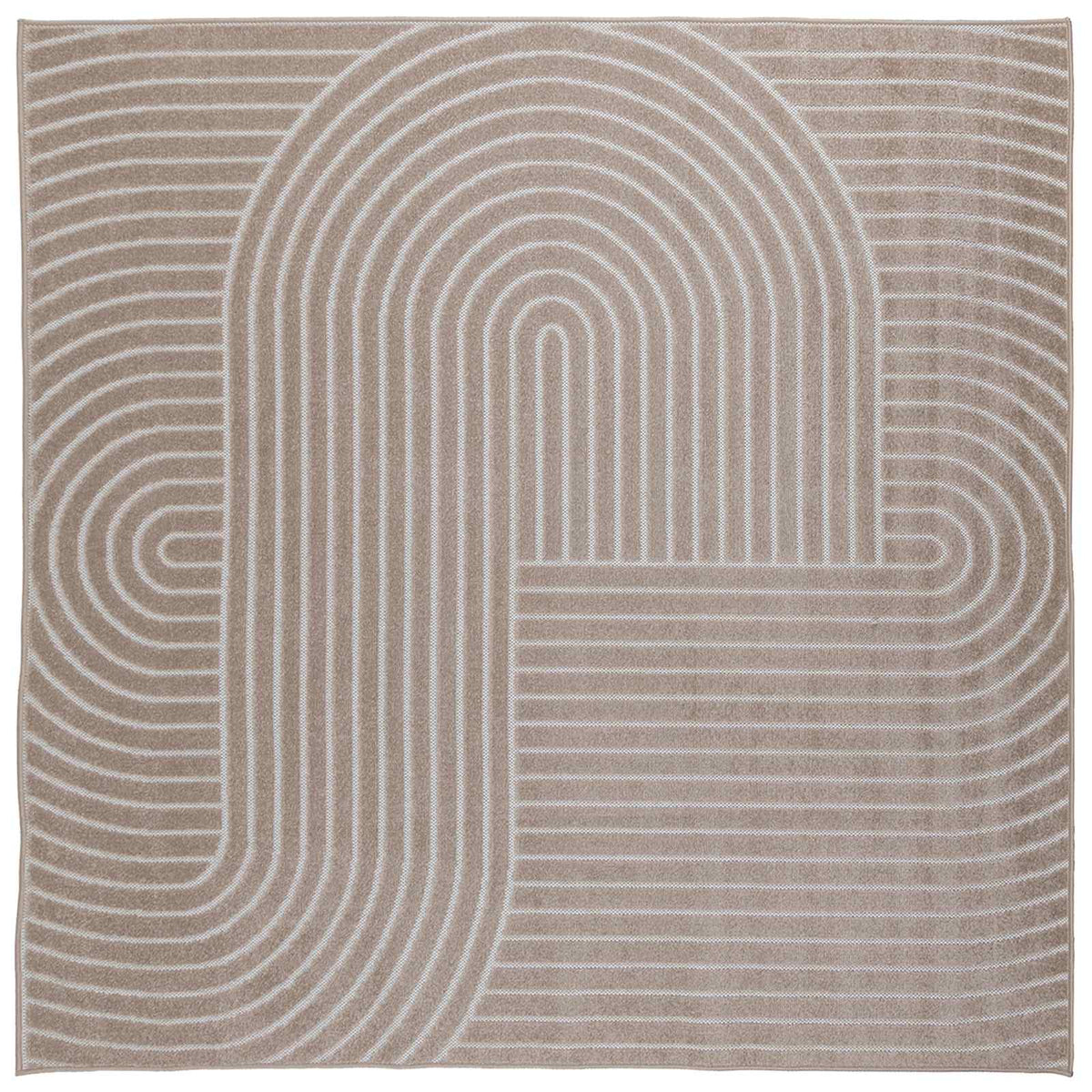 Tepisi za područja PALMERAS Bež 120 x 120 cm Poliester
