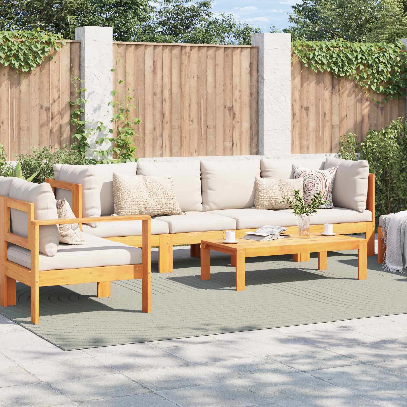 Tepisi za područja PALMERAS Zelena 200 x 280 cm Poliester