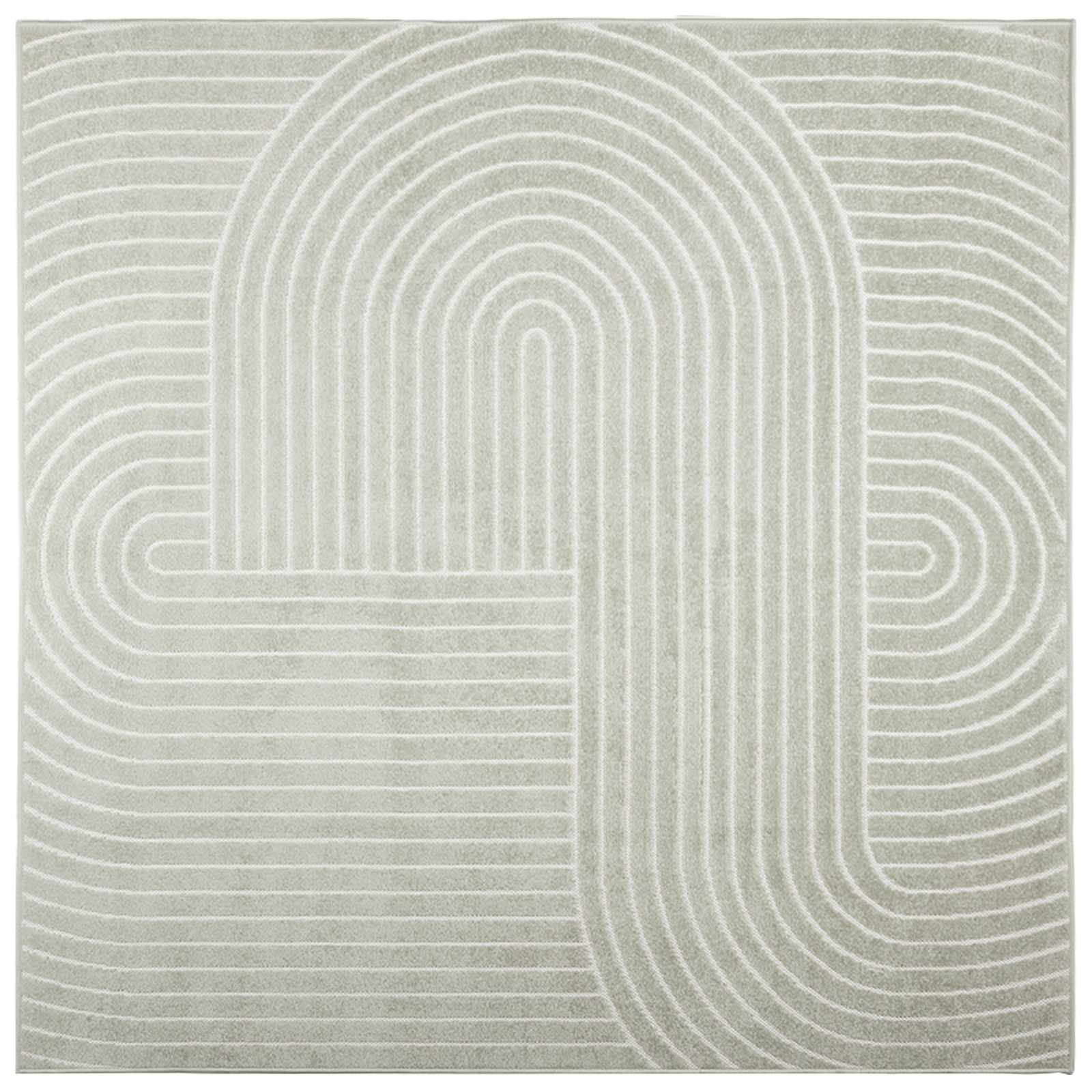 Tepisi za područja PALMERAS Zelena 240 x 240 cm Poliester