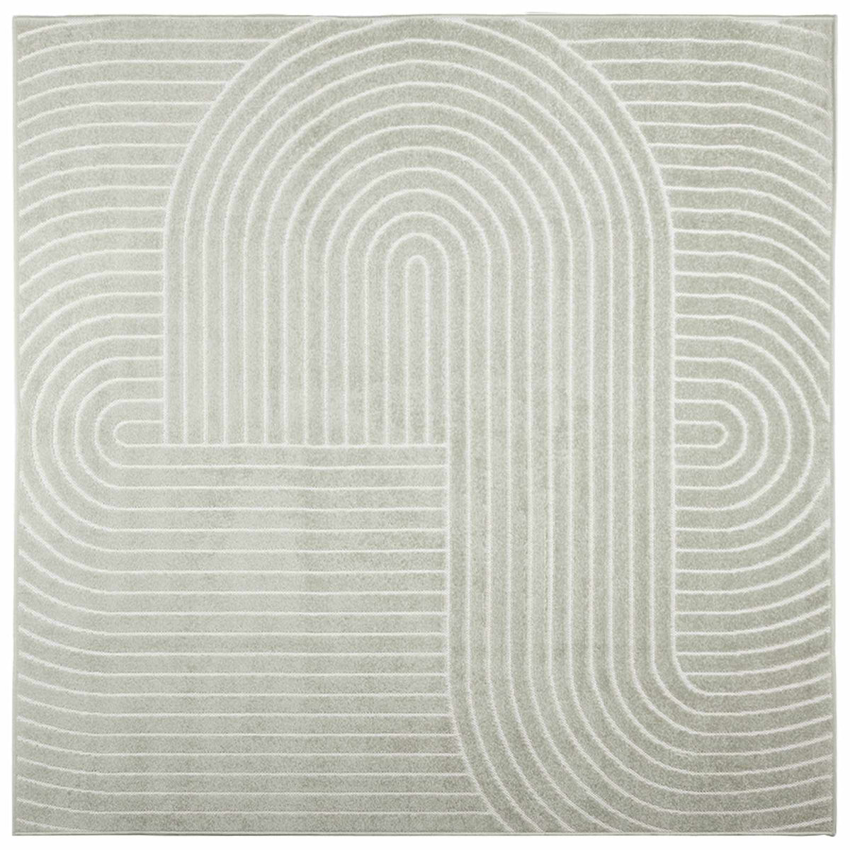 Tepisi za područja PALMERAS Zelena 240 x 240 cm Poliester