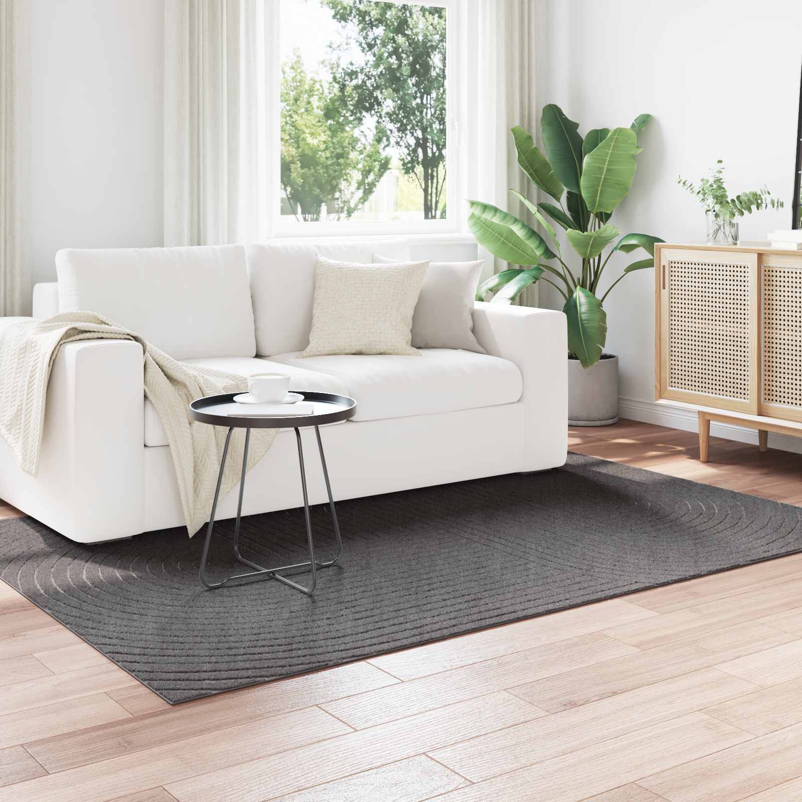 Tepisi za područja PALMERAS Antracit 230 x 160 cm Poliester